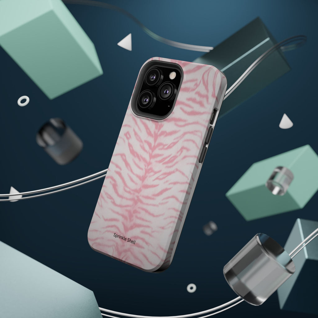 MagSafe Pink Zebra Print Iphone Case