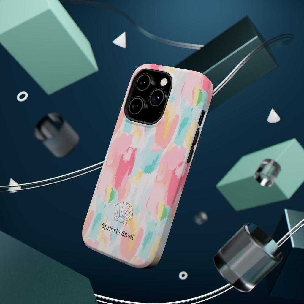 MagSafe cute colorful paint case