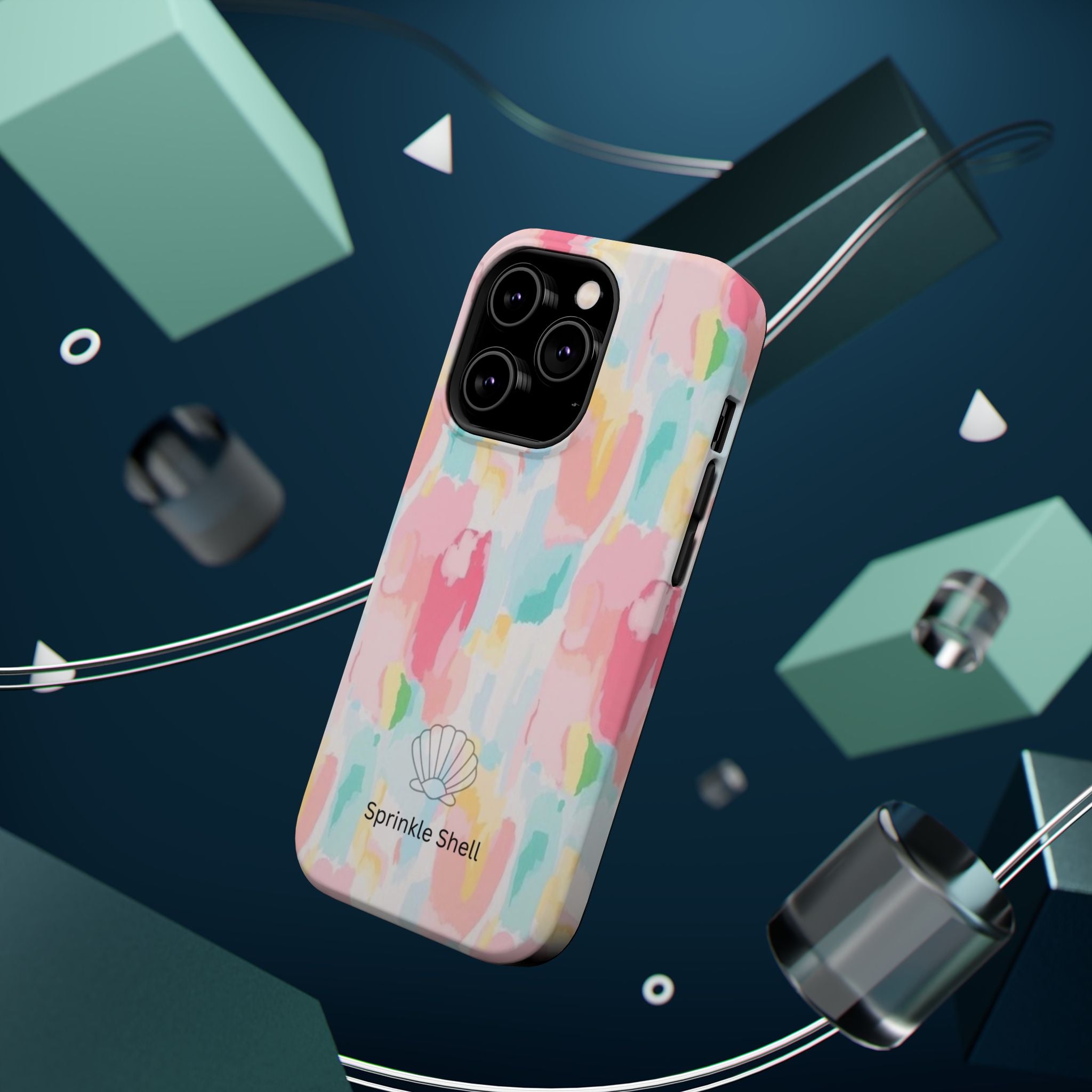 MagSafe cute colorful paint case
