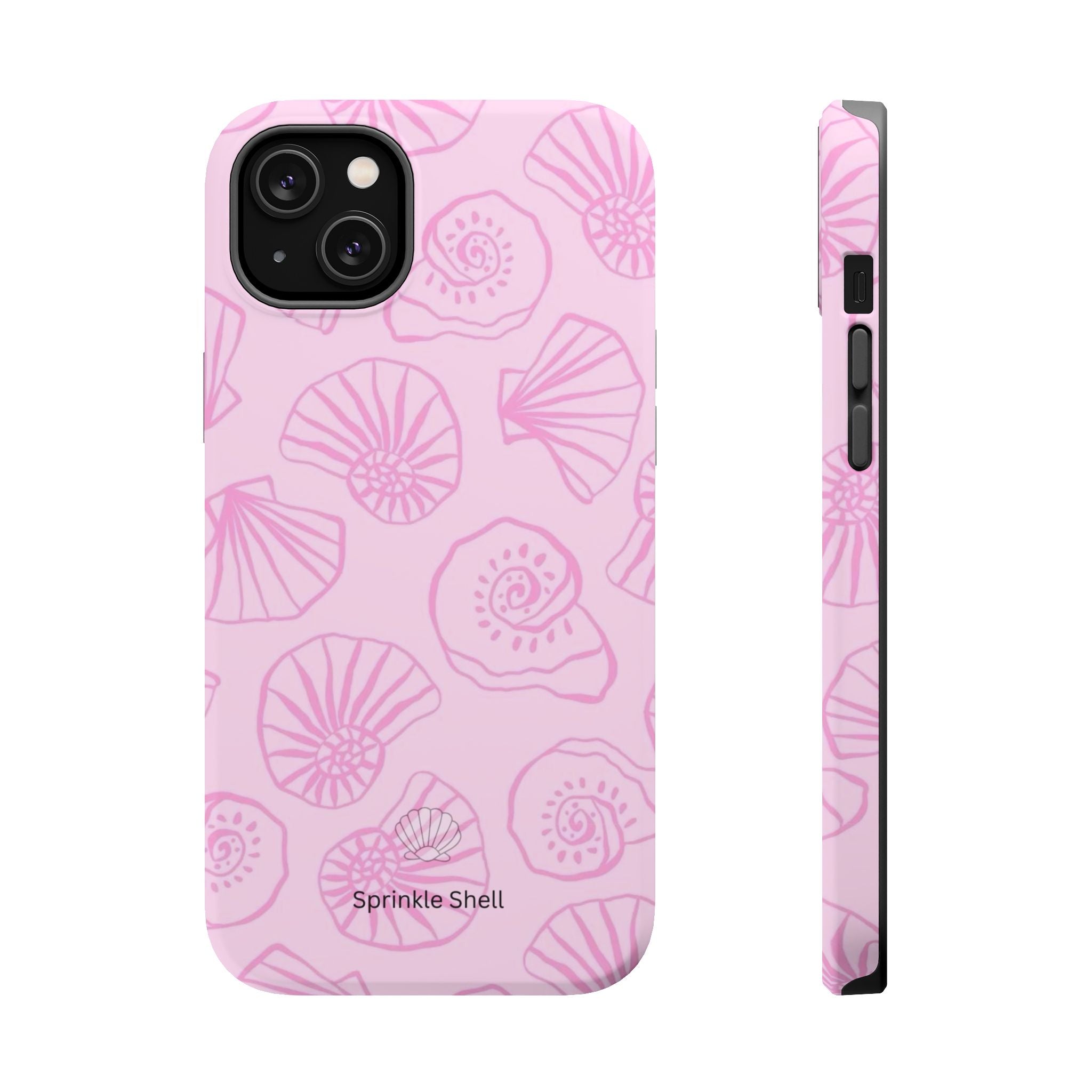 MagSafe pink shells case
