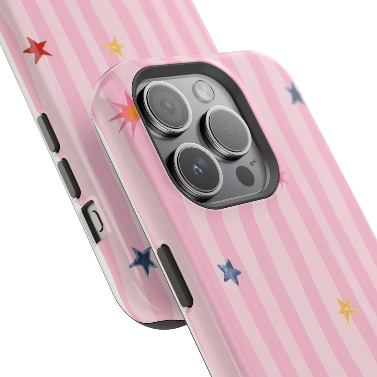 MagSafe pink lines & stars case