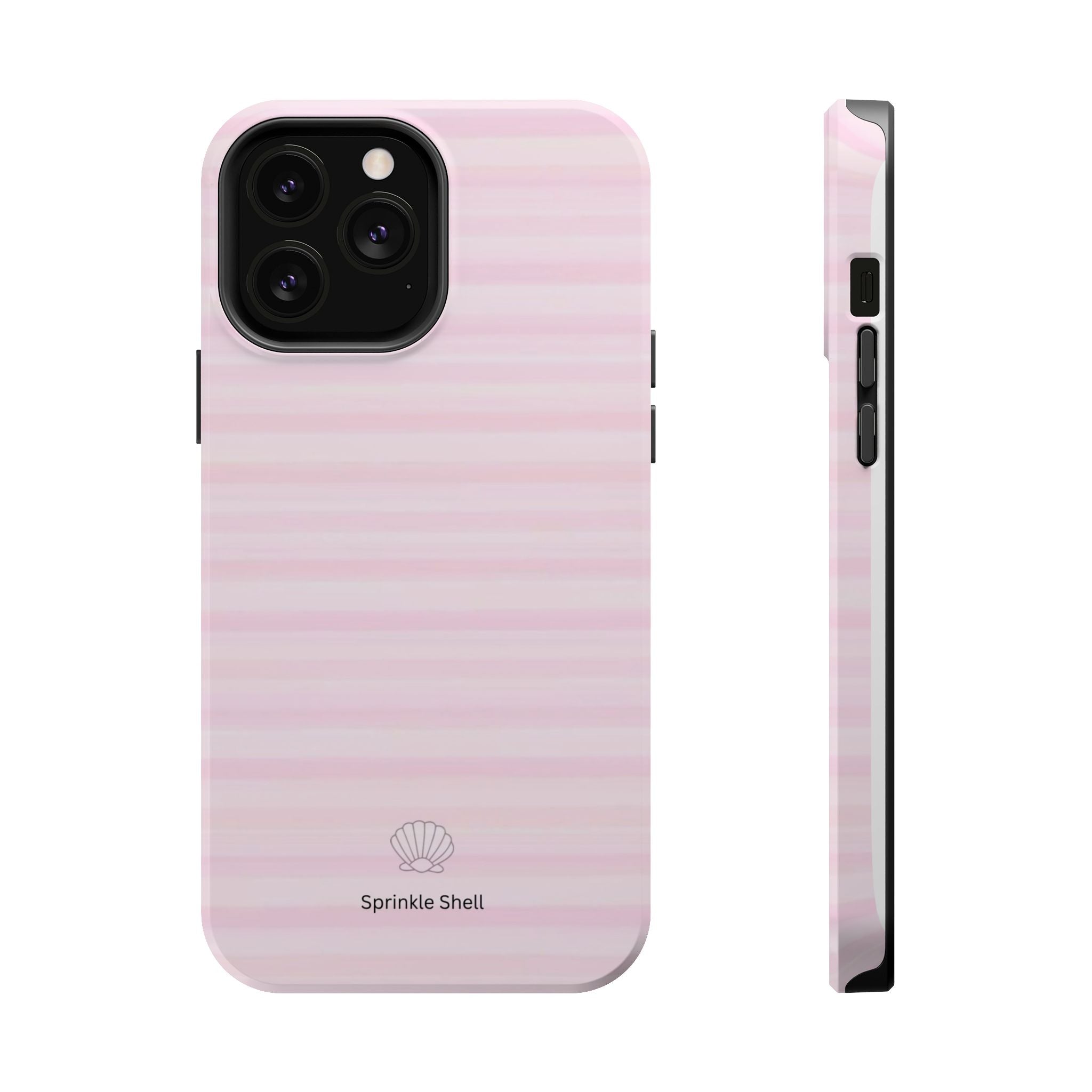 MagSafe pink stripes case