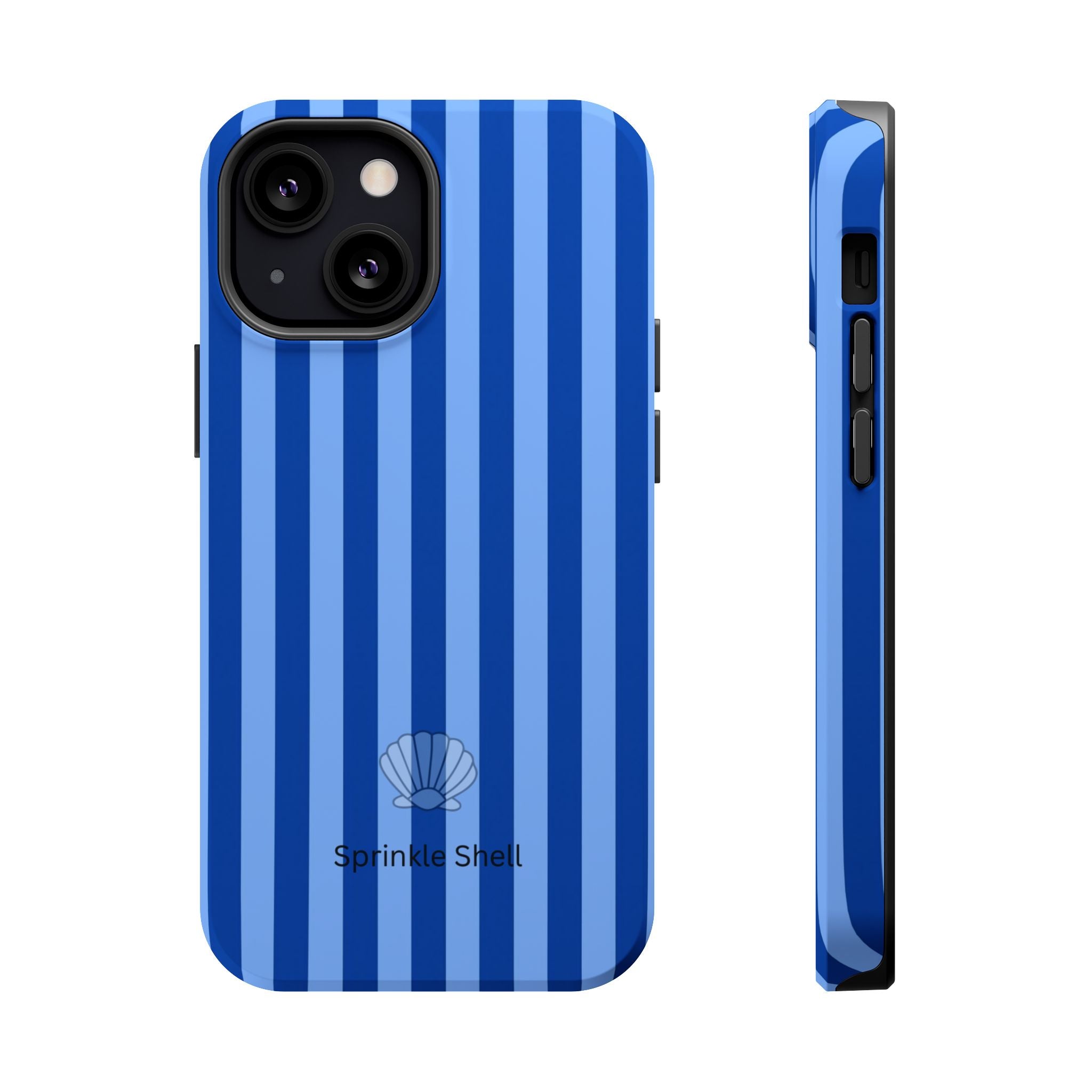 MagSafe blue striped case