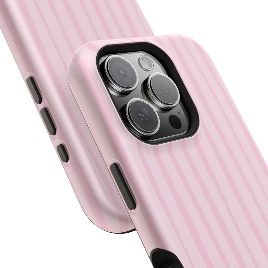 MagSafe pink uneven lines case