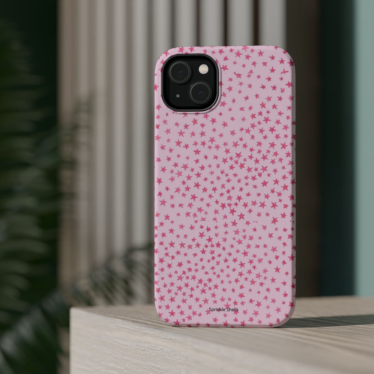 MagSafe mini pink stars case