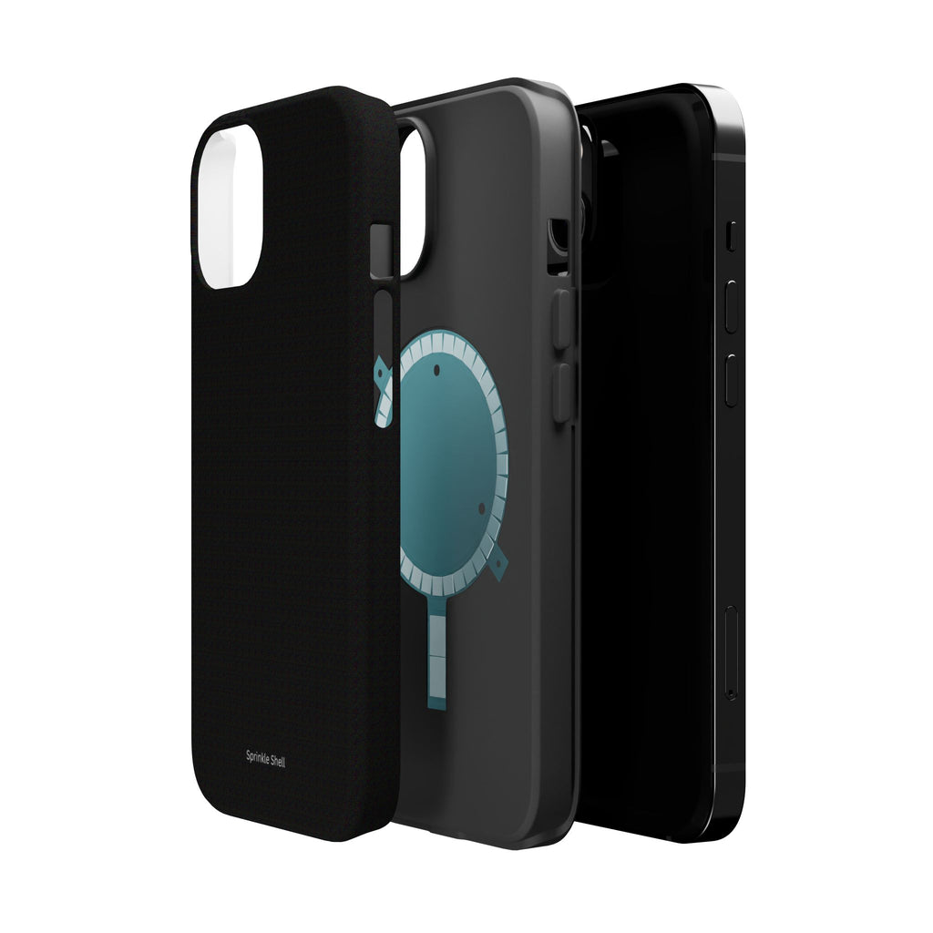 MagSafe Plain Black Iphone Case