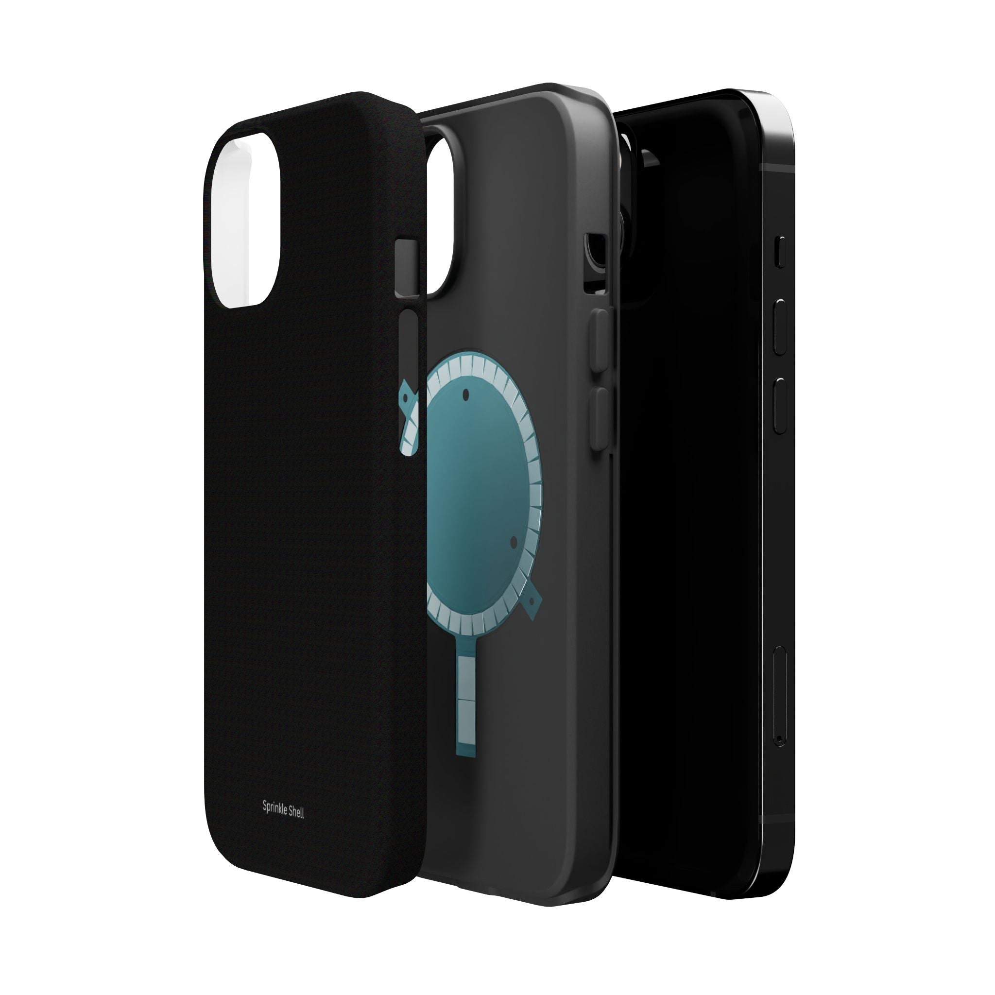 MagSafe Plain Black Iphone Case