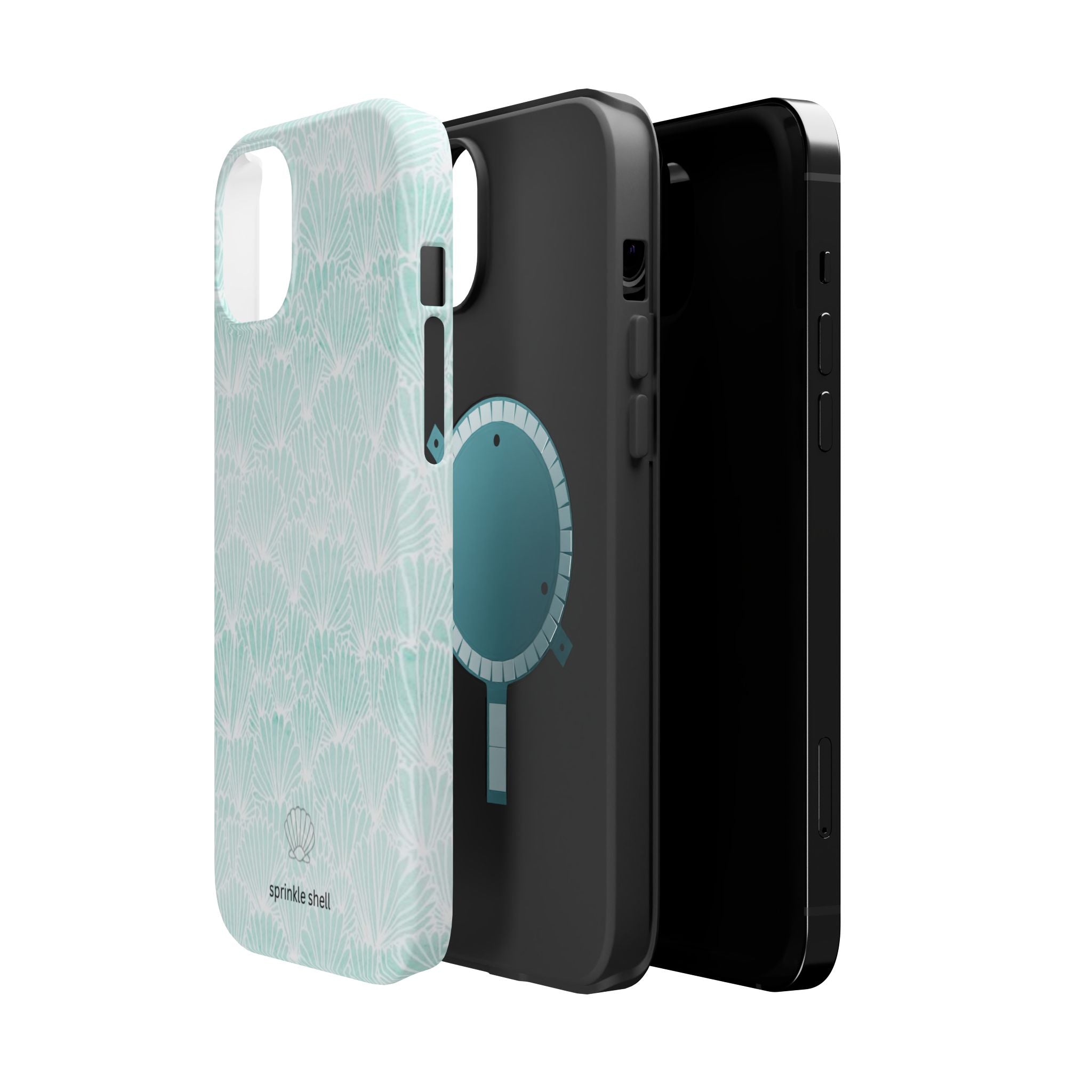 MagSafe Teal Shell Iphone case
