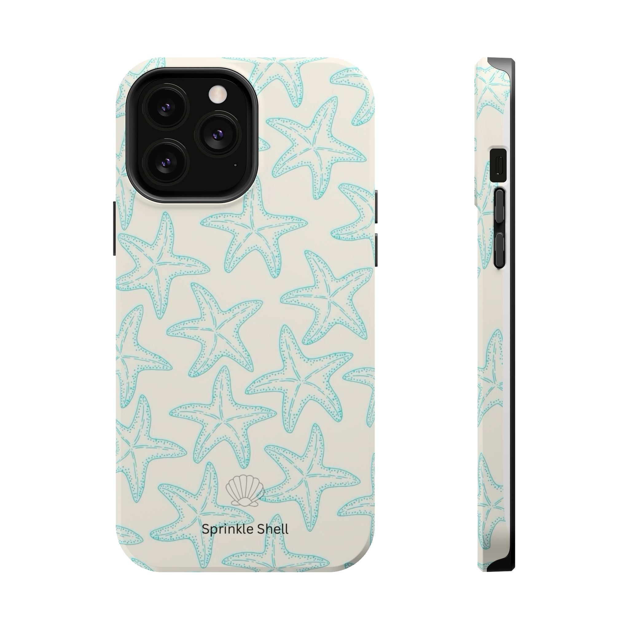 MagSafe teal starfish case