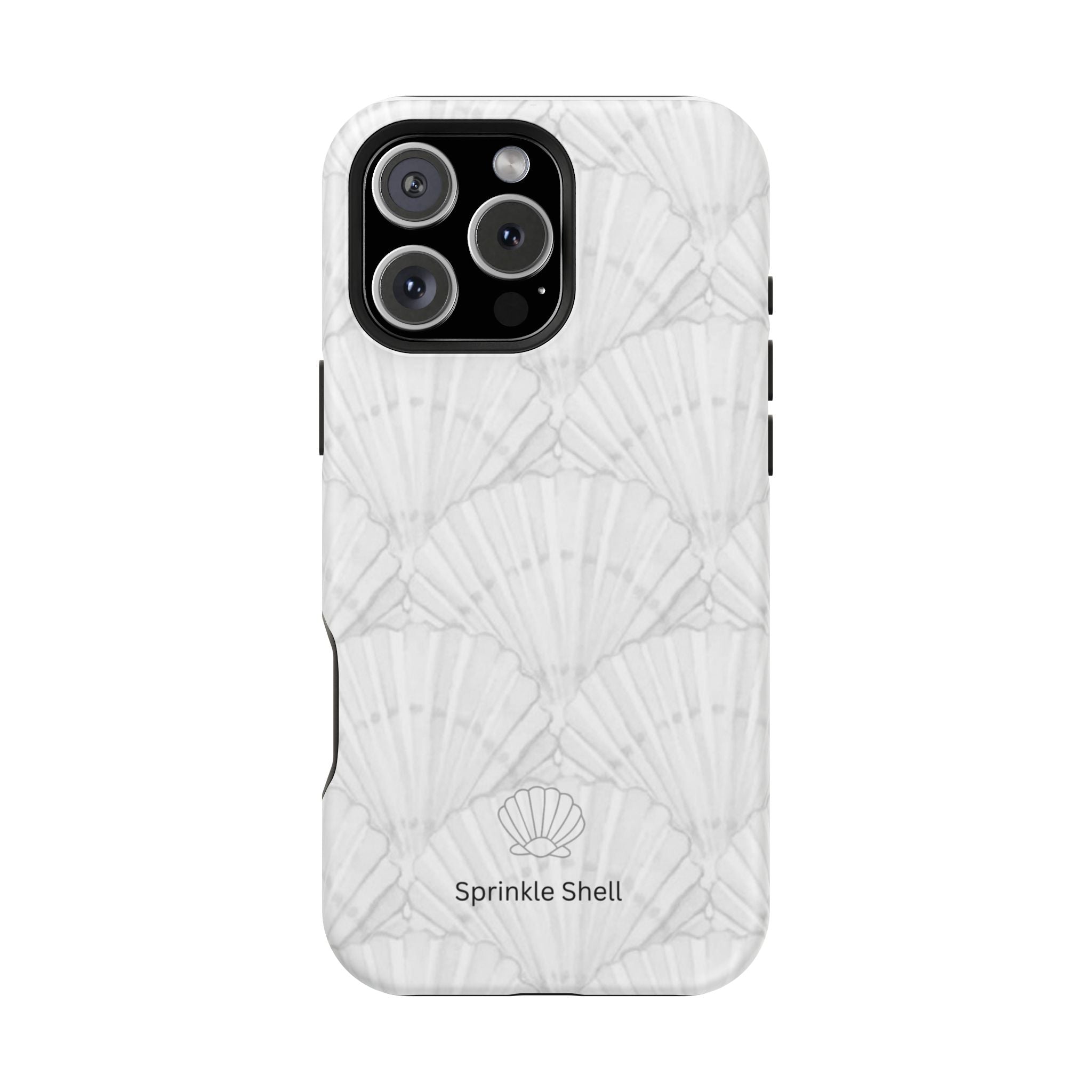 Shell-Pattern Magnetic Impact Phone Case — Protective Modular iPhone Cover