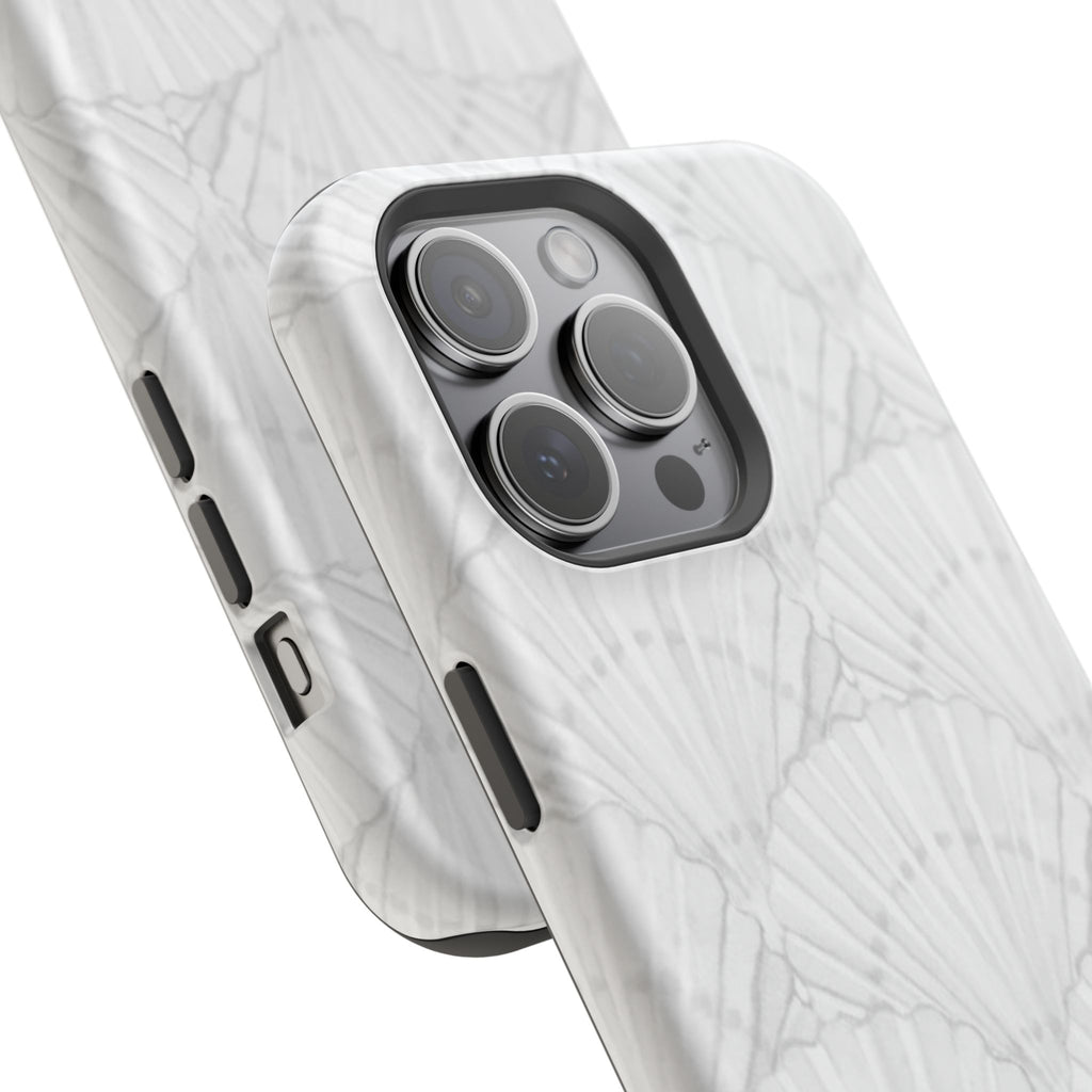 Shell-Pattern Magnetic Impact Phone Case — Protective Modular iPhone Cover