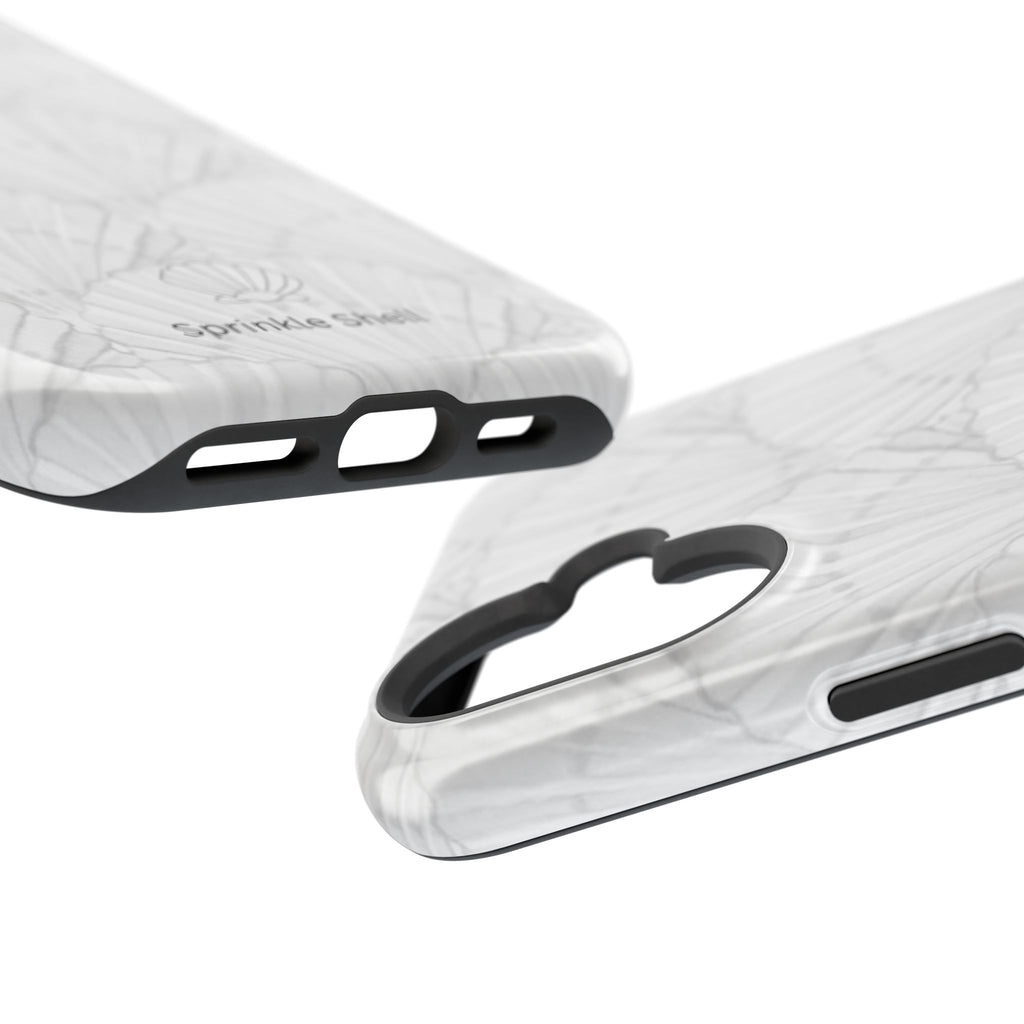 Shell-Pattern Magnetic Impact Phone Case — Protective Modular iPhone Cover