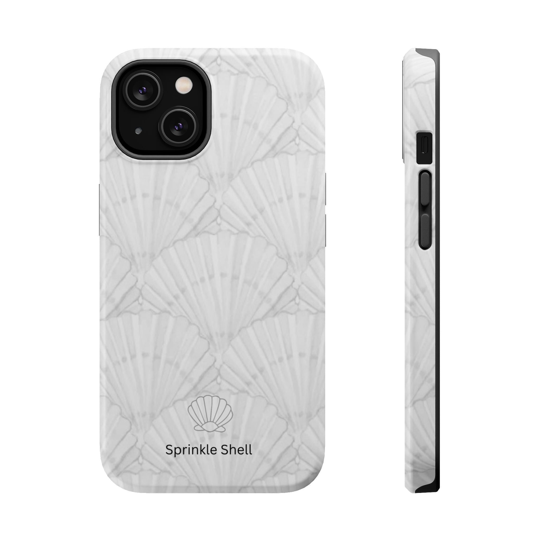 Shell-Pattern Magnetic Impact Phone Case — Protective Modular iPhone Cover