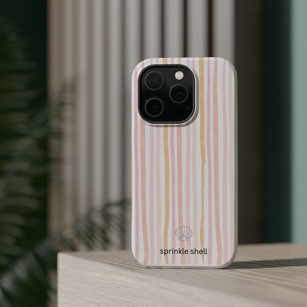 MagSafe Summer Stripes Iphone Case