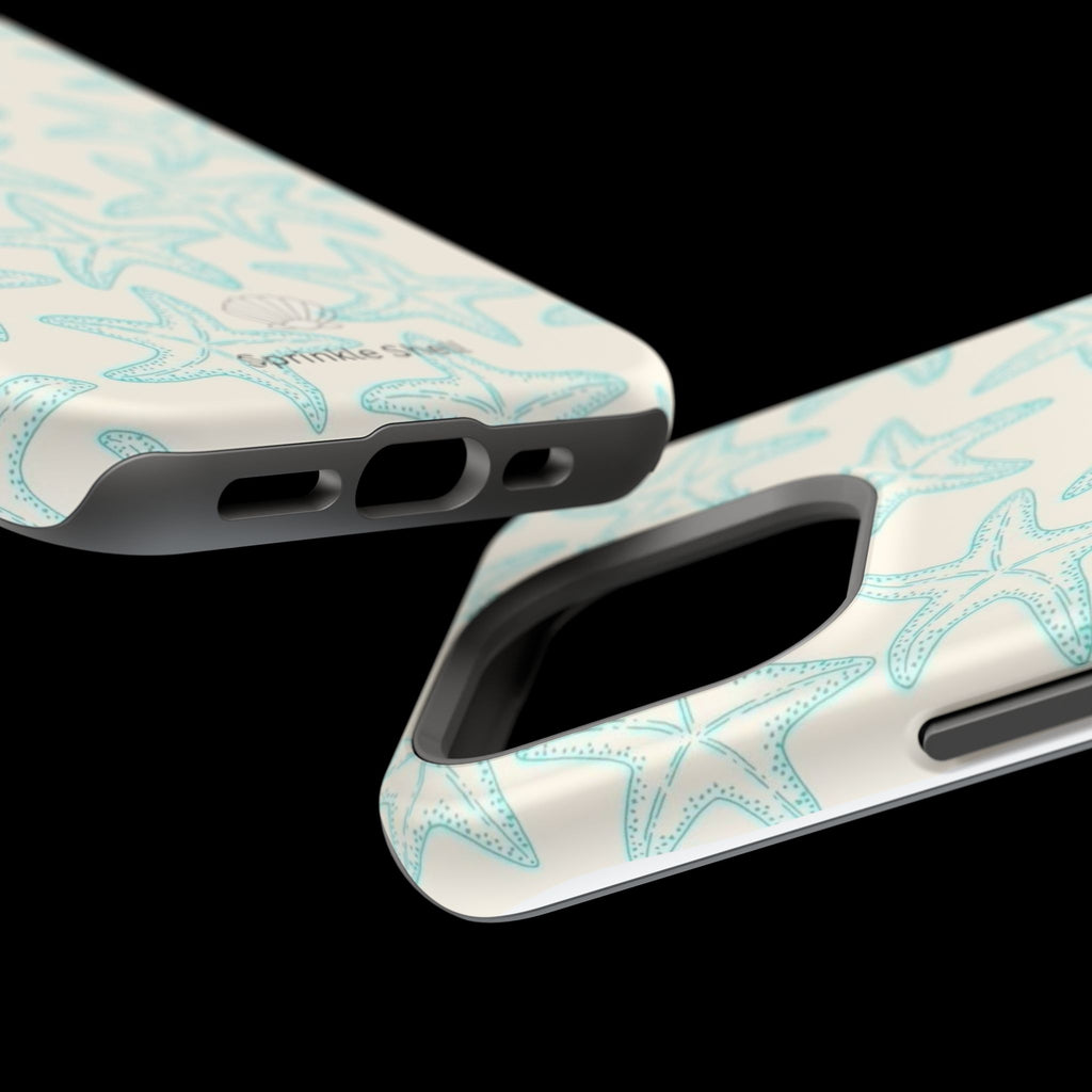 MagSafe teal starfish case