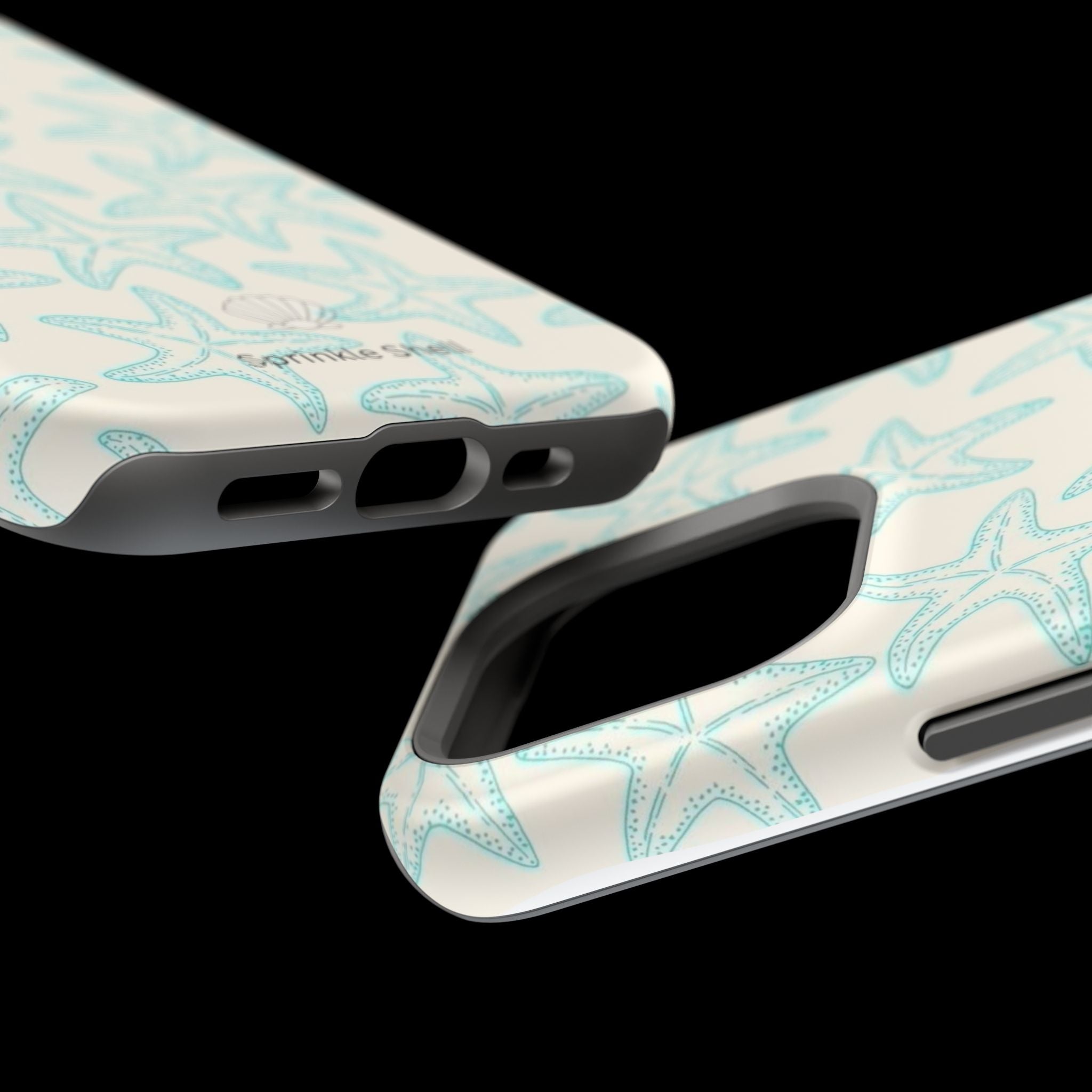 MagSafe teal starfish case
