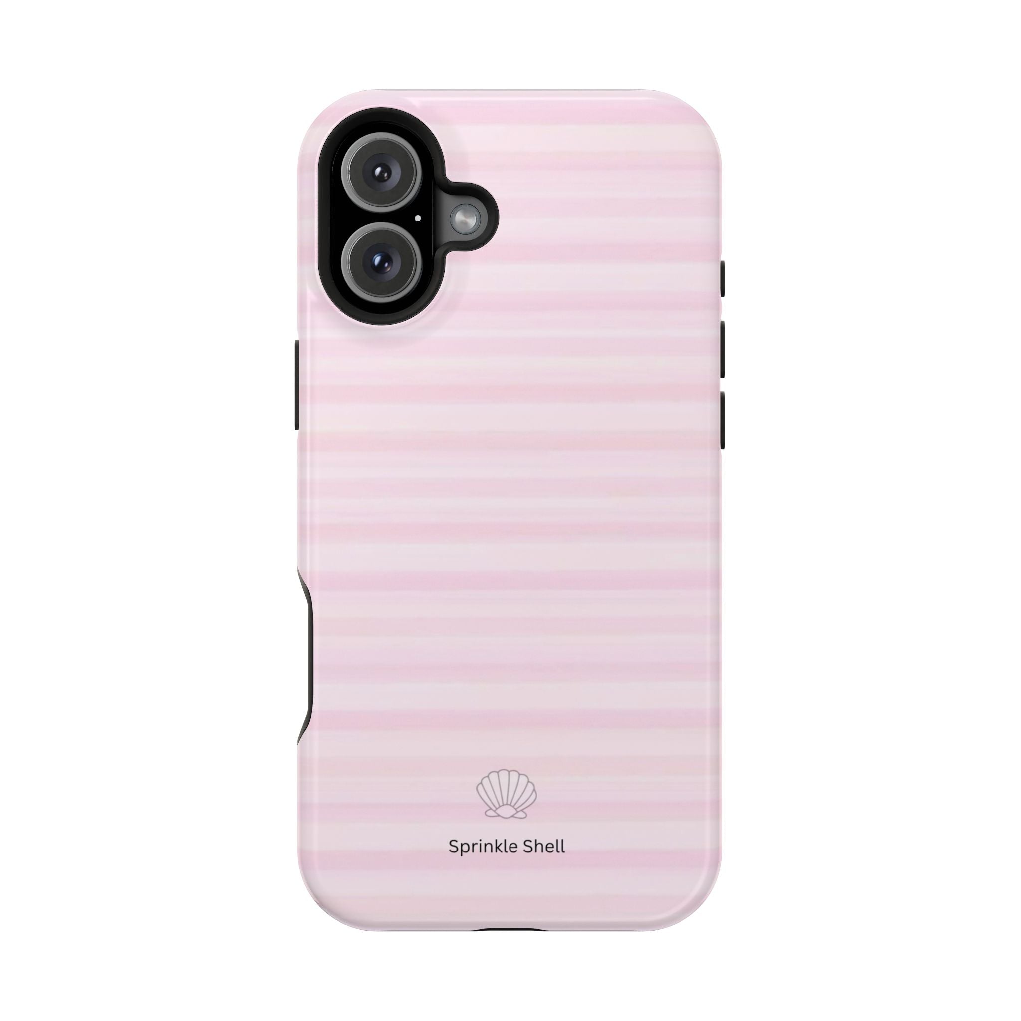 MagSafe pink stripes case