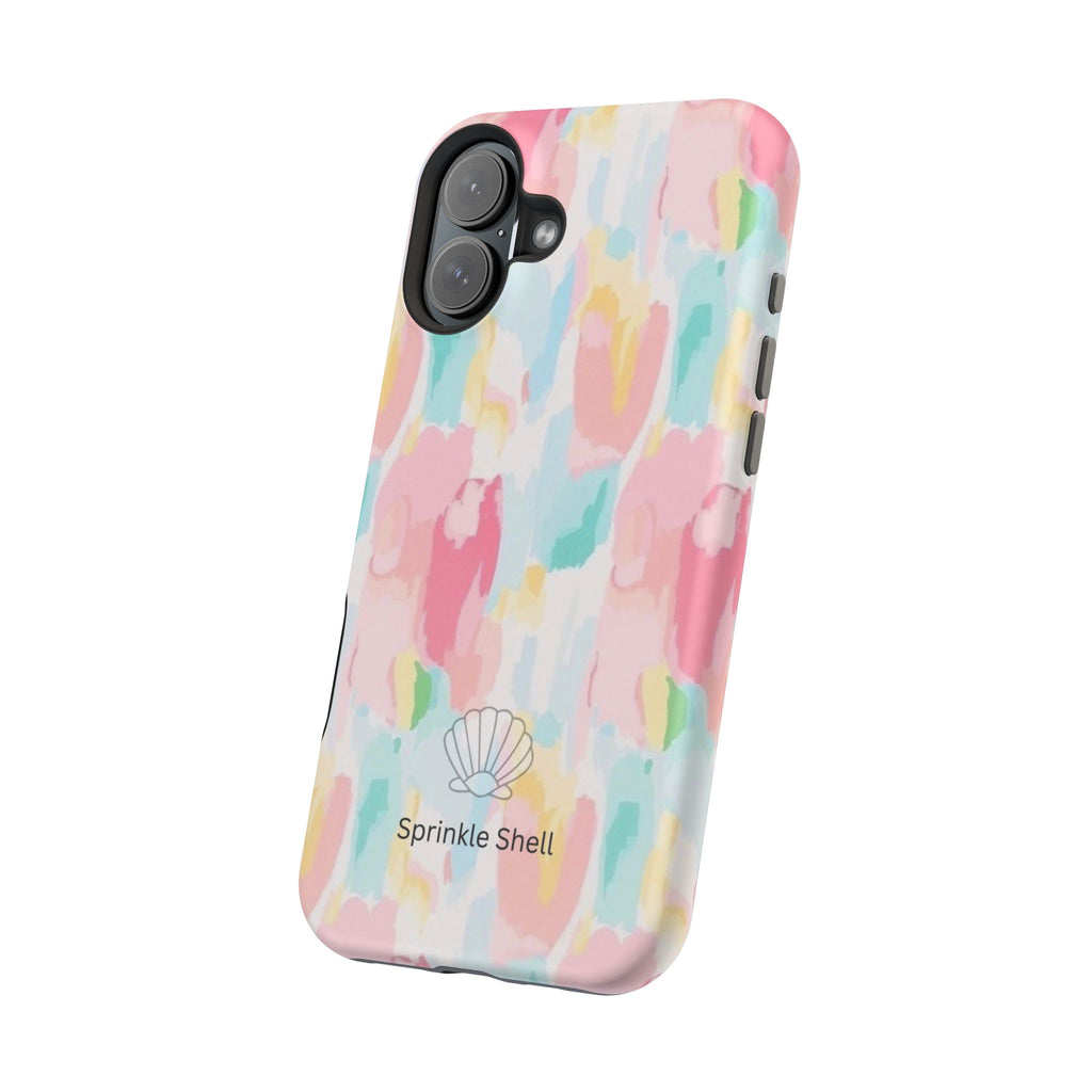 MagSafe cute colorful paint case