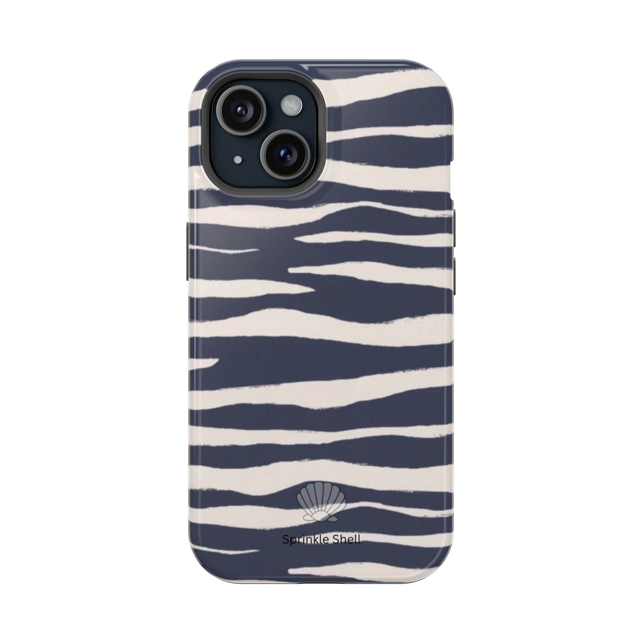 MagSafe Blue zebra print case