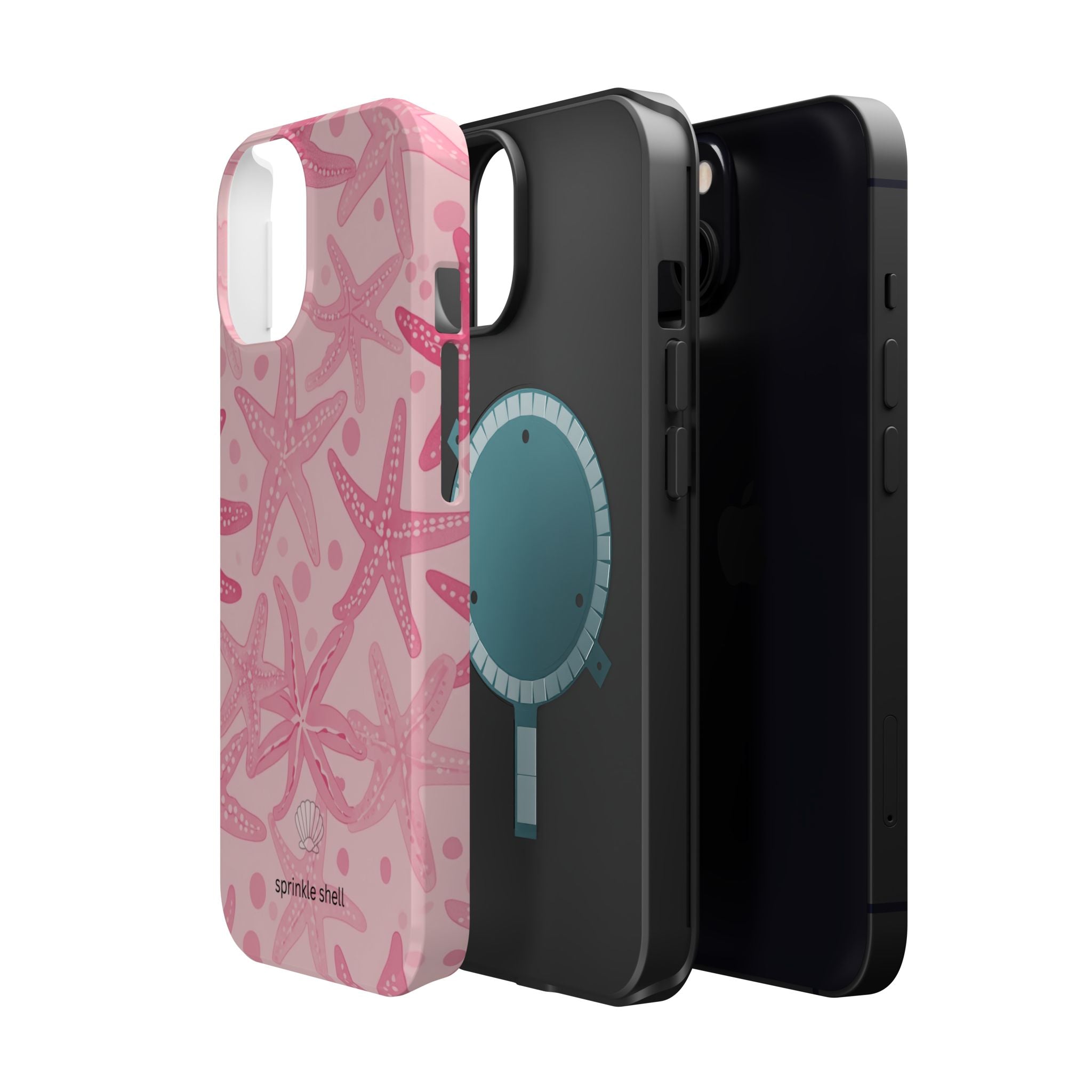 MagSafe Pink Starfish Iphone Case