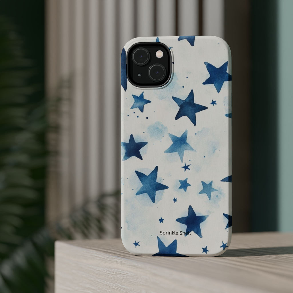 MagSafe Blue Stars iPhone Case