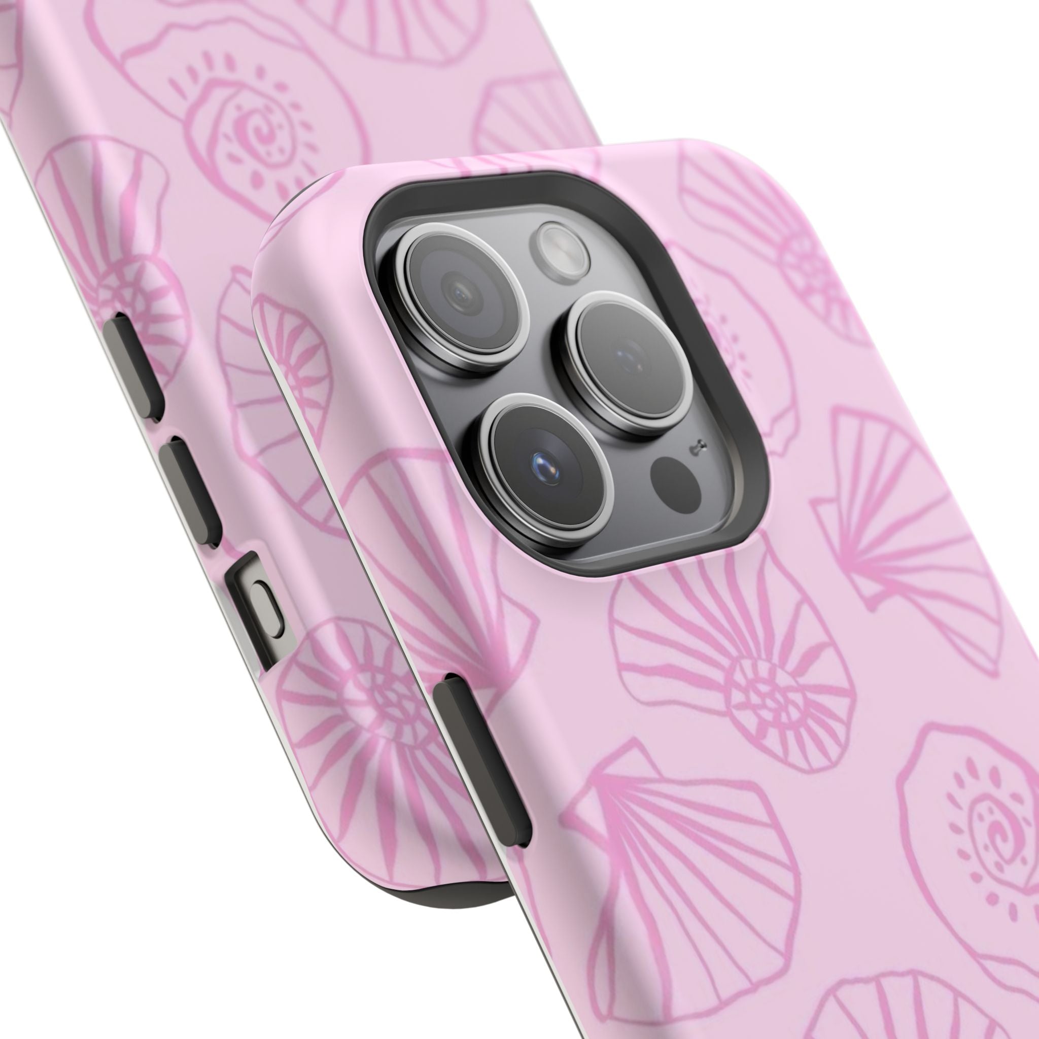 MagSafe pink shells case