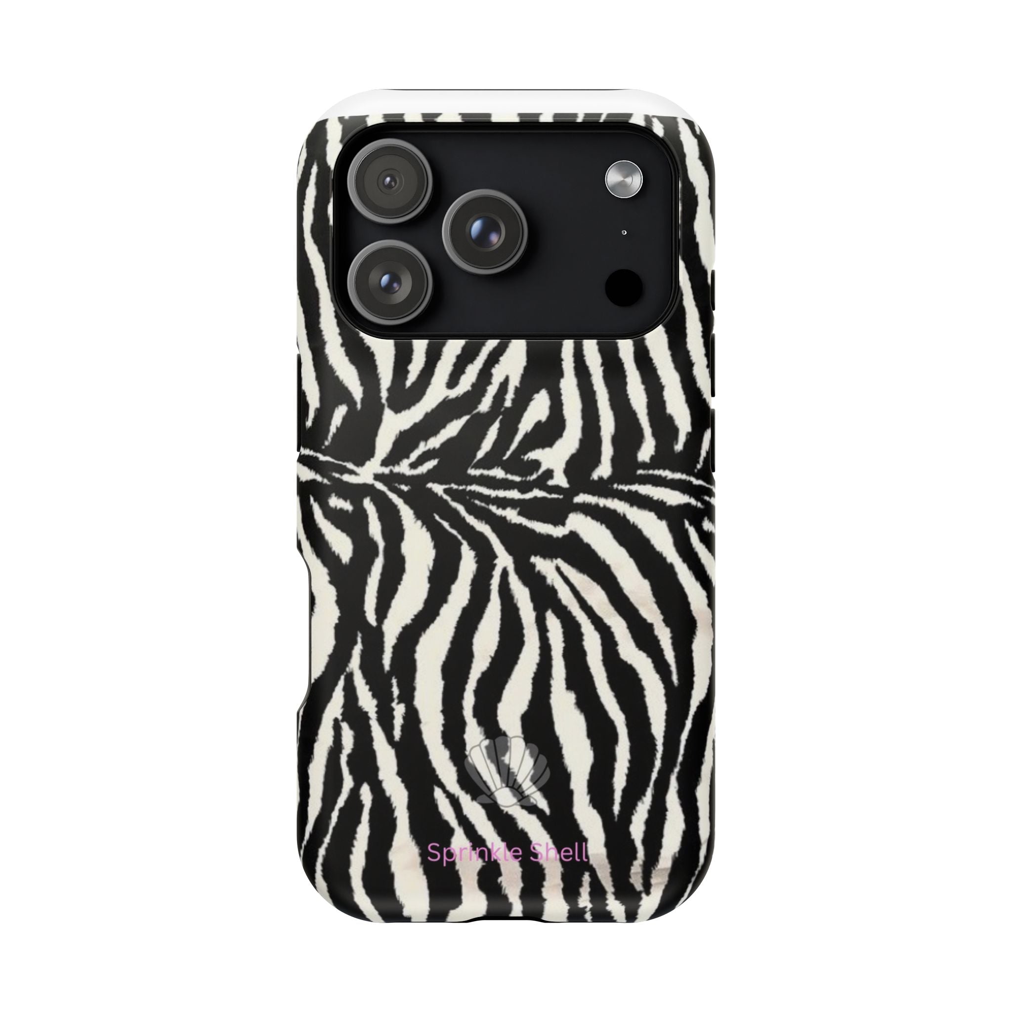 MagSafe black zebra print case