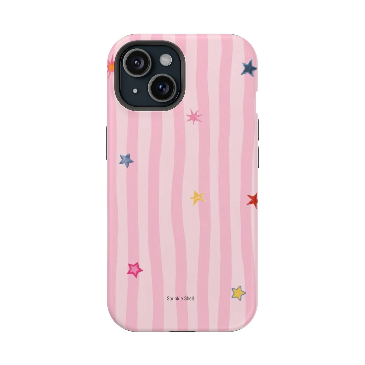 MagSafe pink lines & stars case