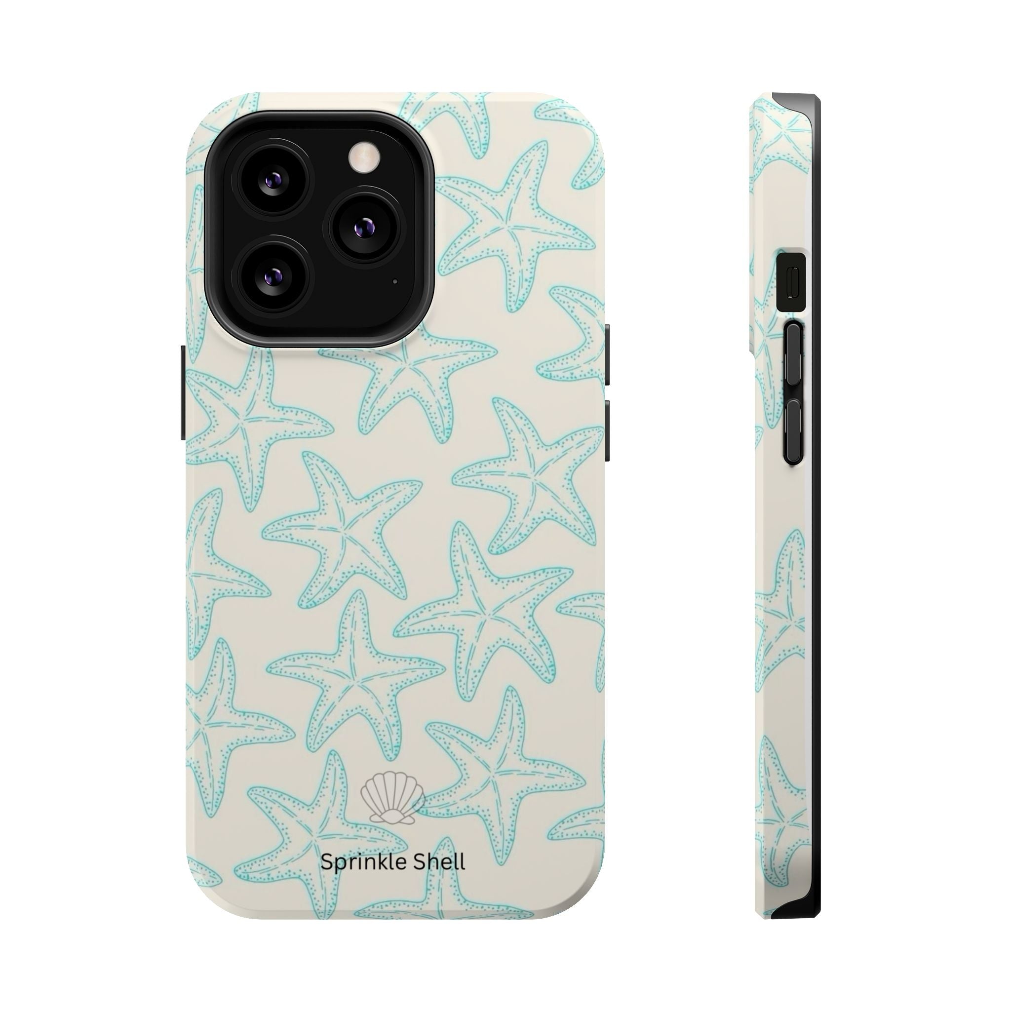 MagSafe teal starfish case