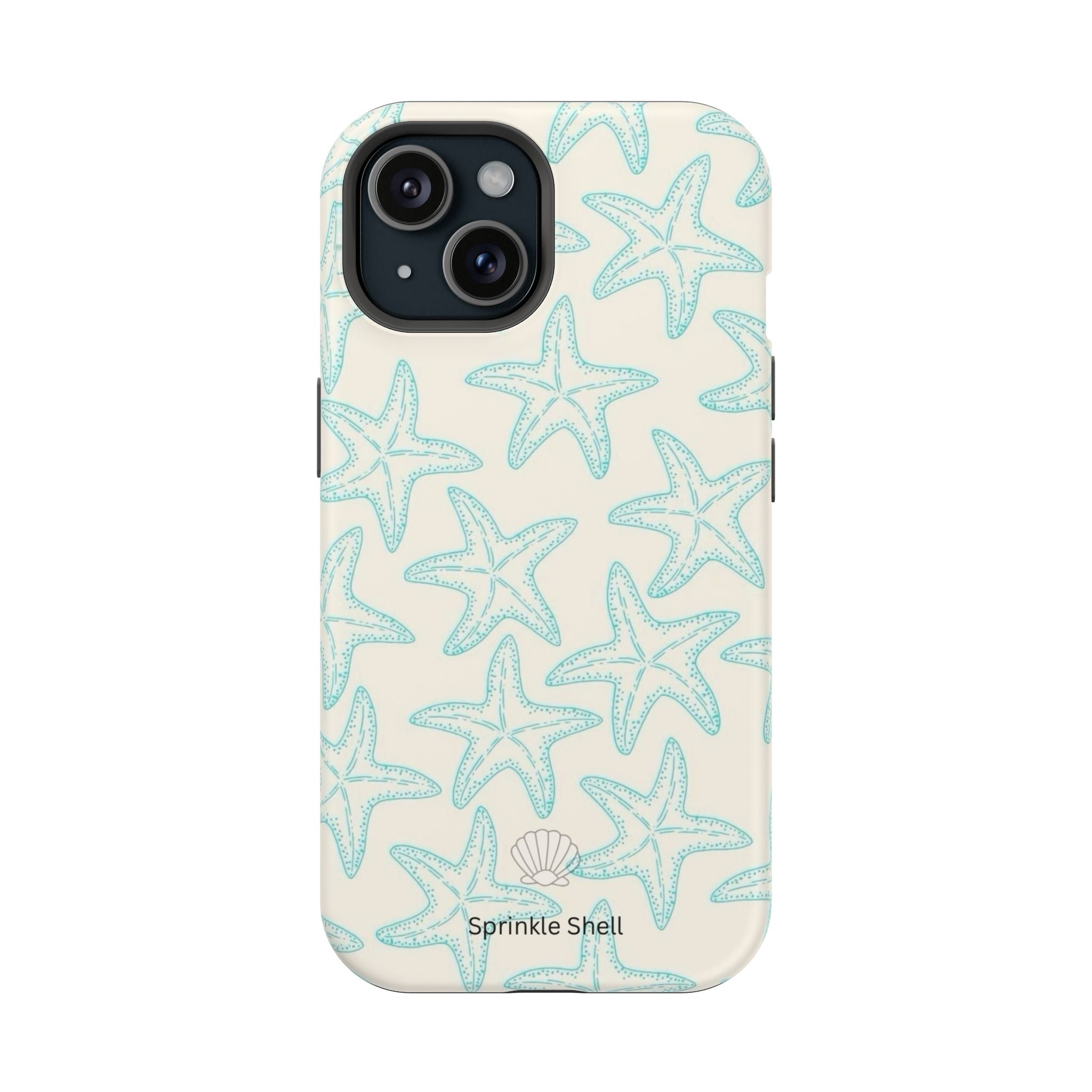 MagSafe teal starfish case