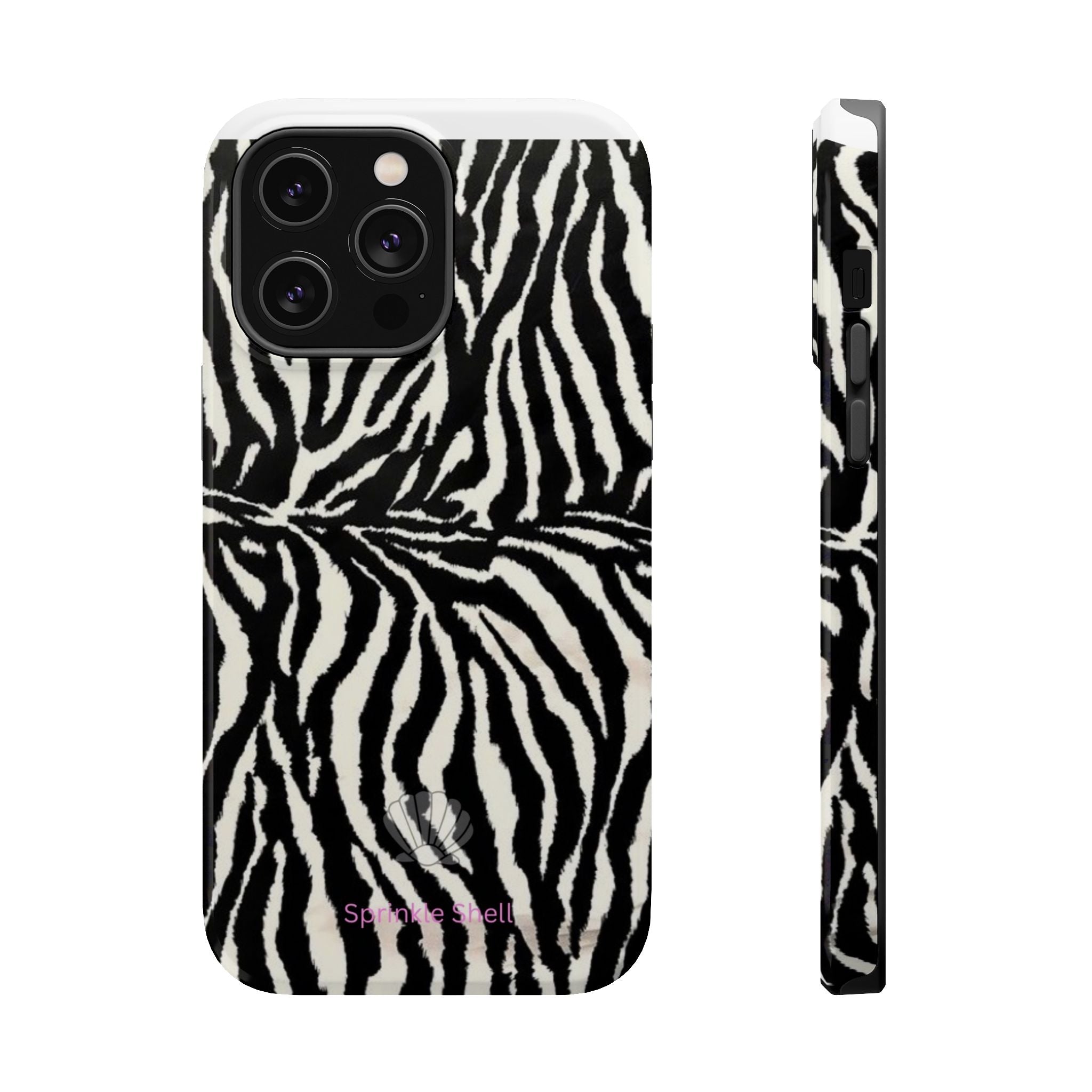 MagSafe black zebra print case
