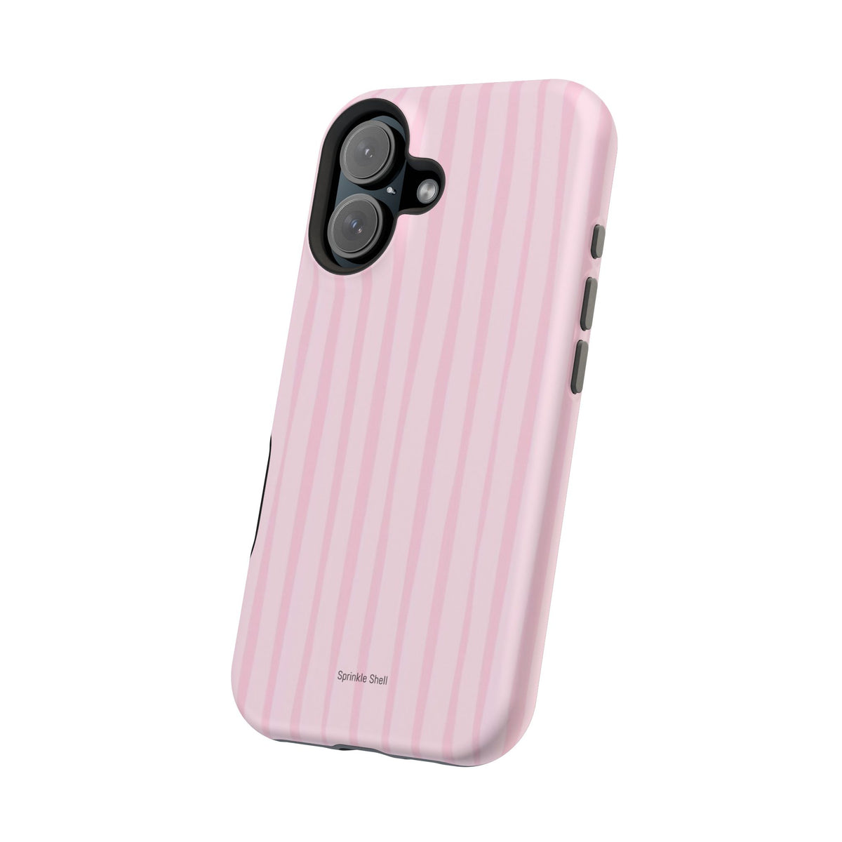 MagSafe pink uneven lines case