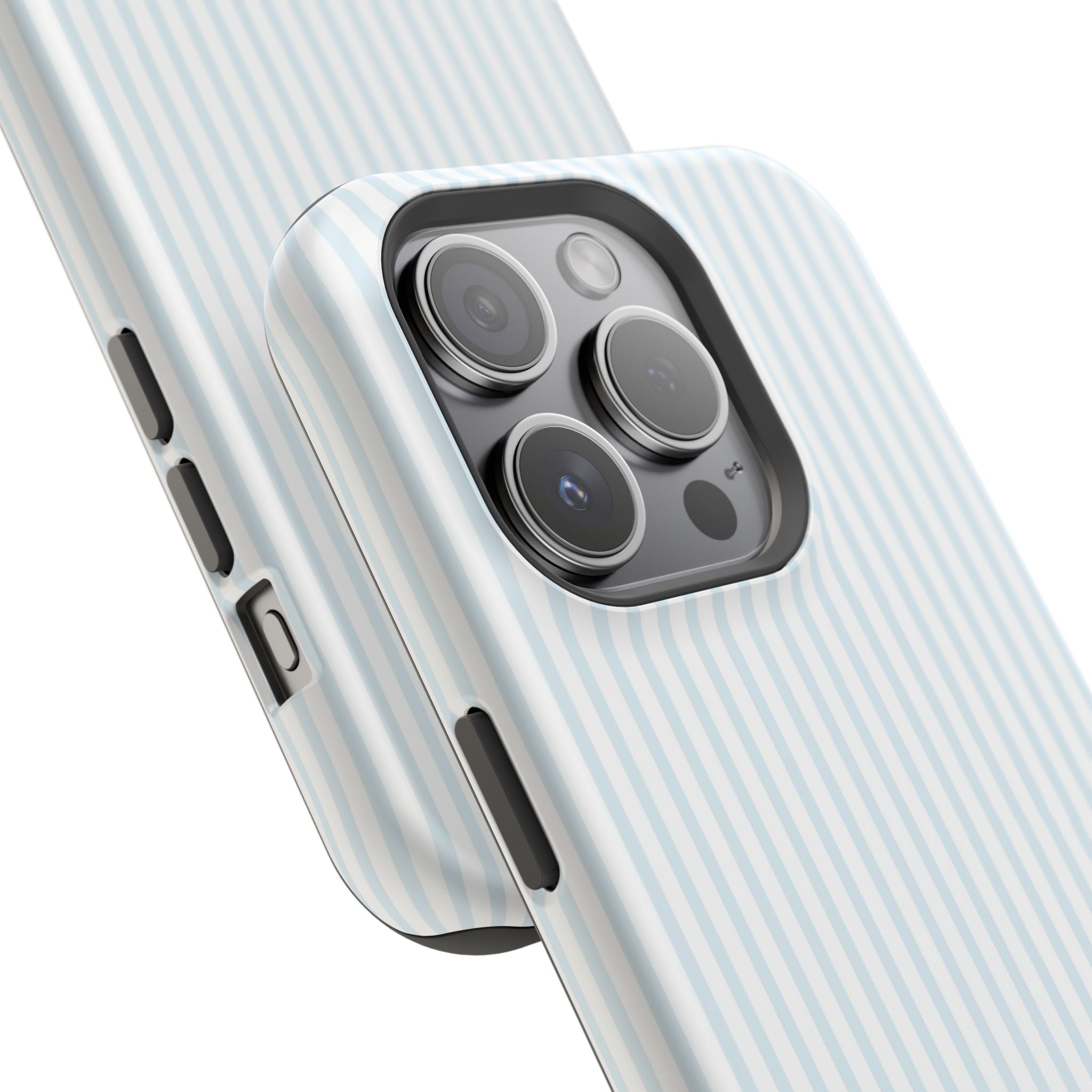 MagSafe light blue stripes iphone case
