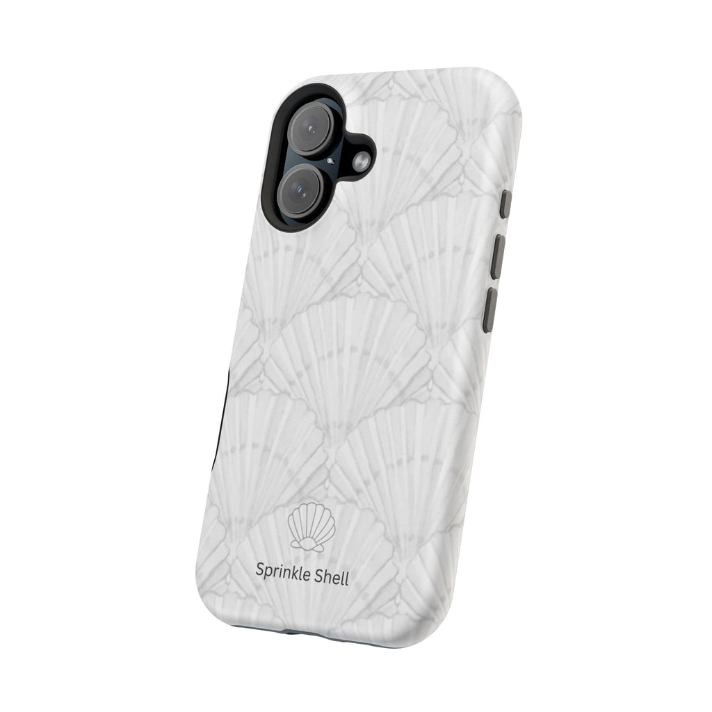 Shell-Pattern Magnetic Impact Phone Case — Protective Modular iPhone Cover