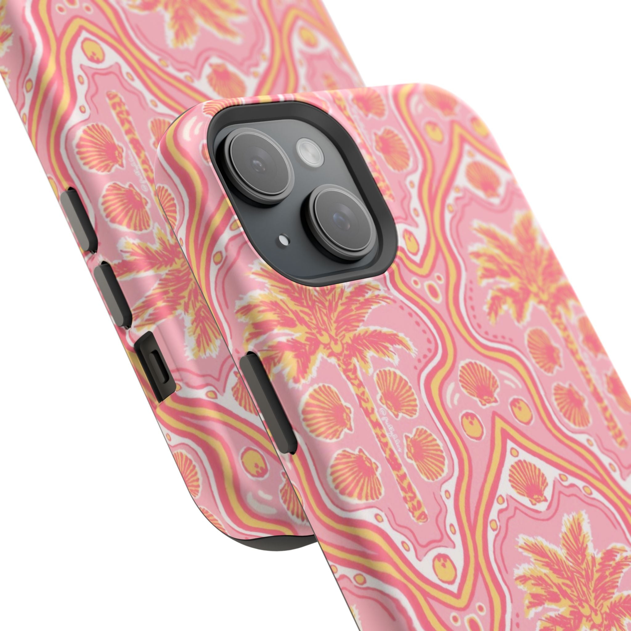 MagSafe pink pink summer palm tree case