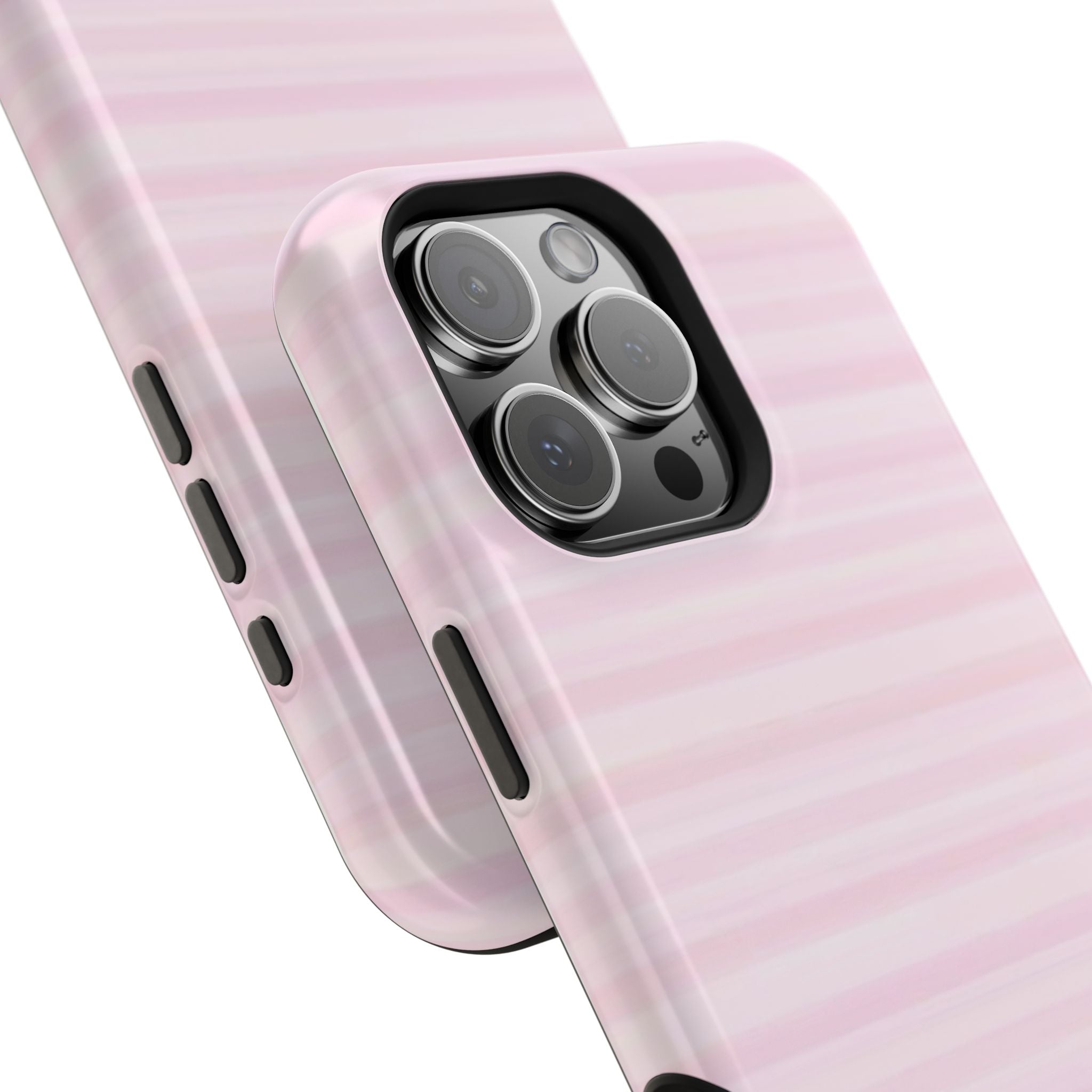 MagSafe pink stripes case