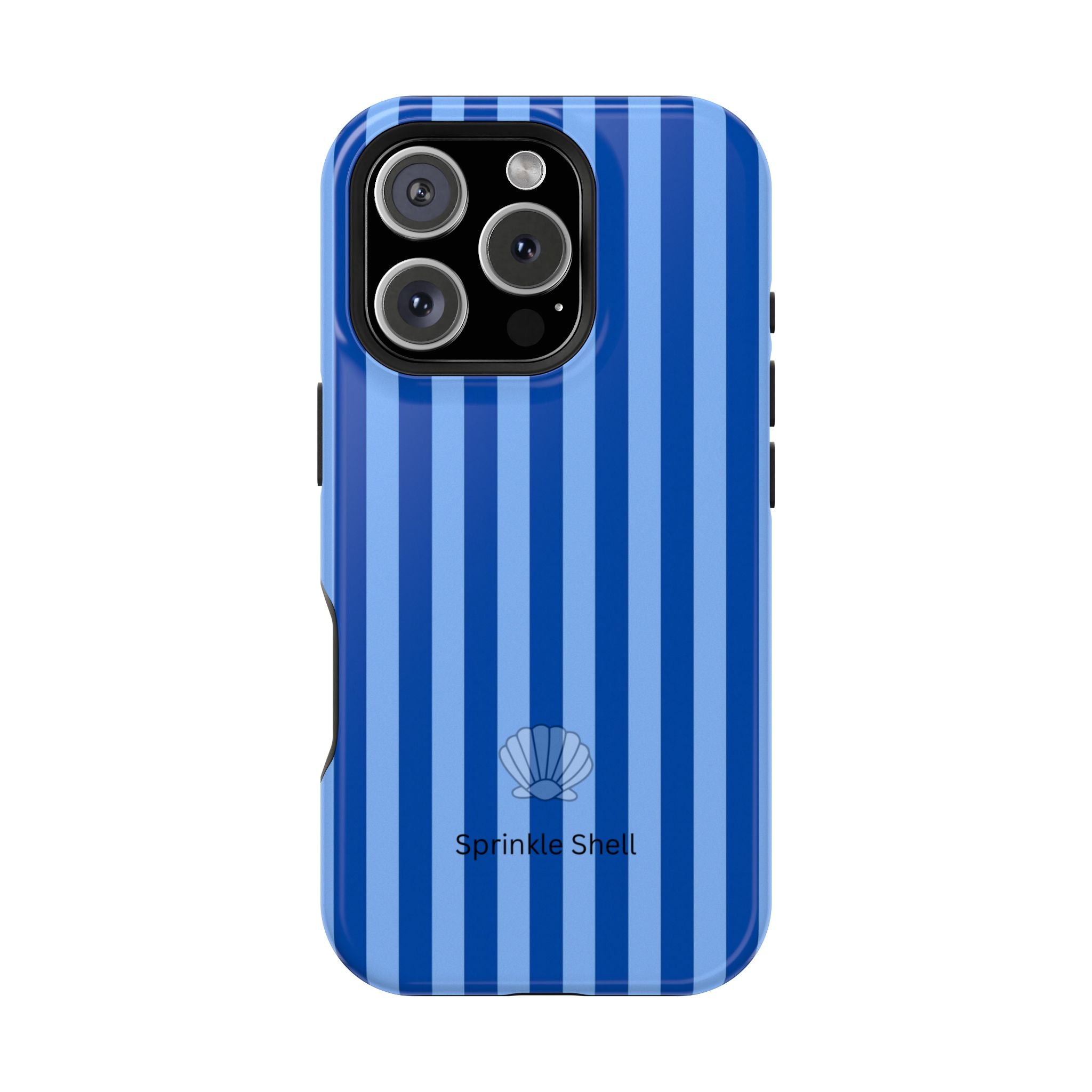 MagSafe blue striped case