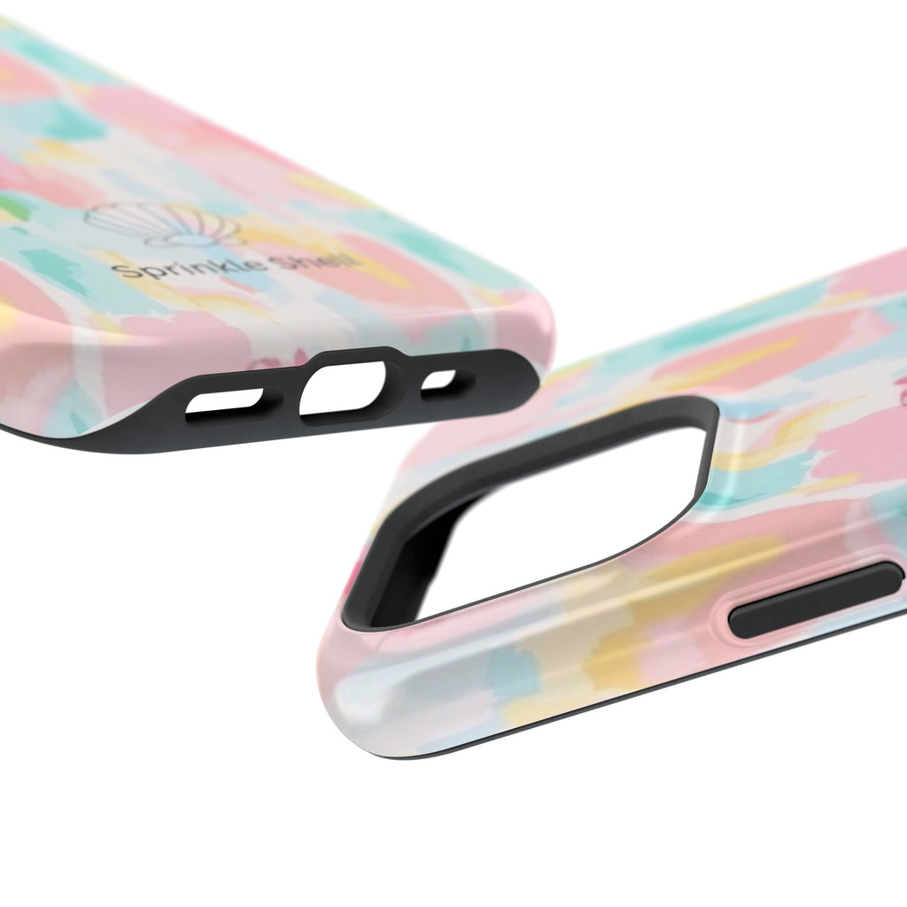 MagSafe cute colorful paint case