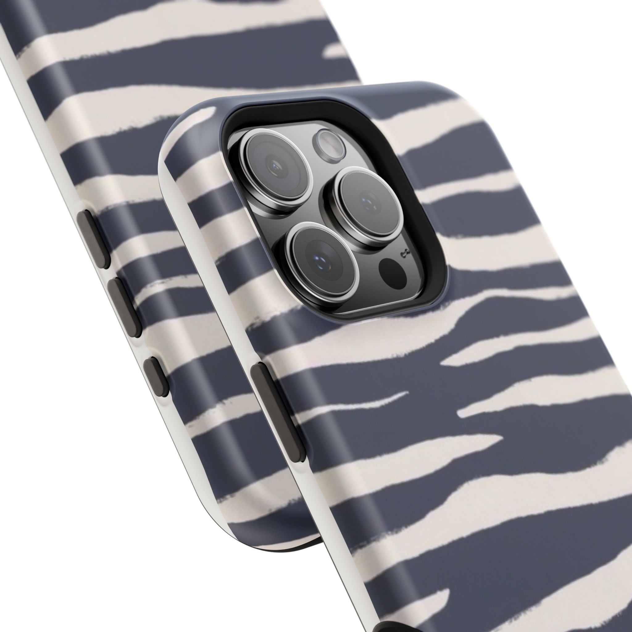 MagSafe Blue zebra print case