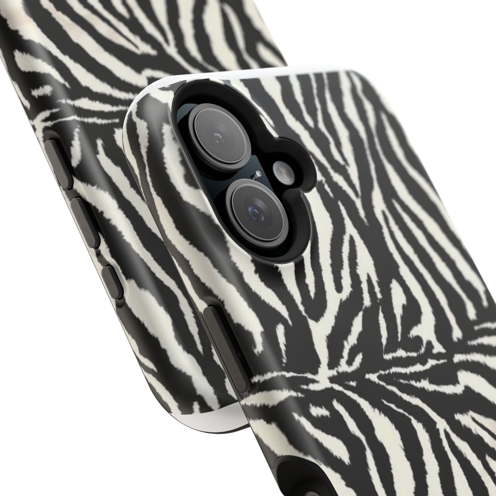 MagSafe black zebra print case