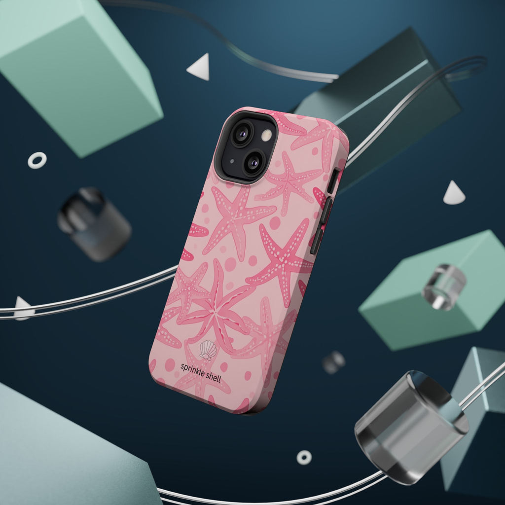 MagSafe Pink Starfish Iphone Case