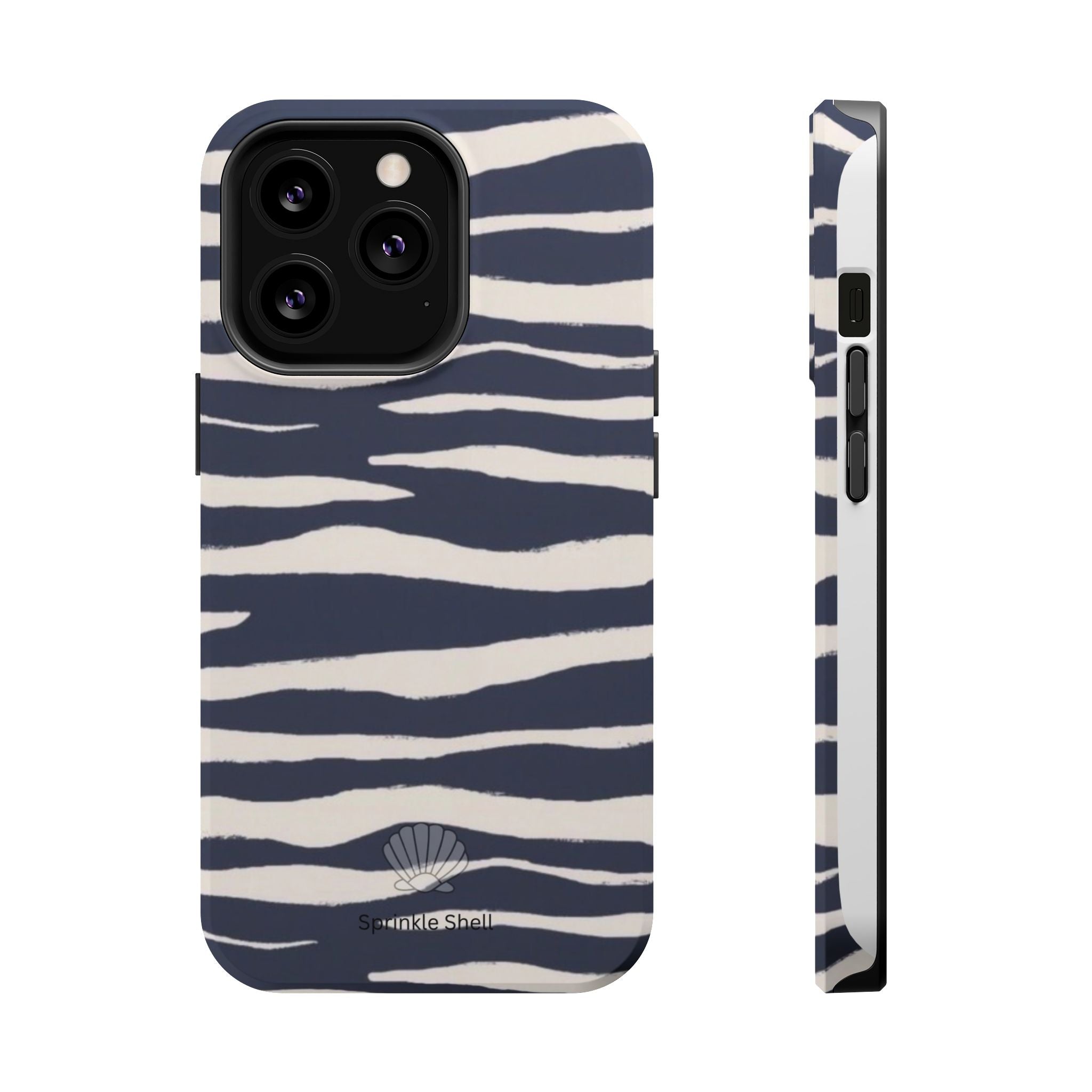 MagSafe Blue zebra print case
