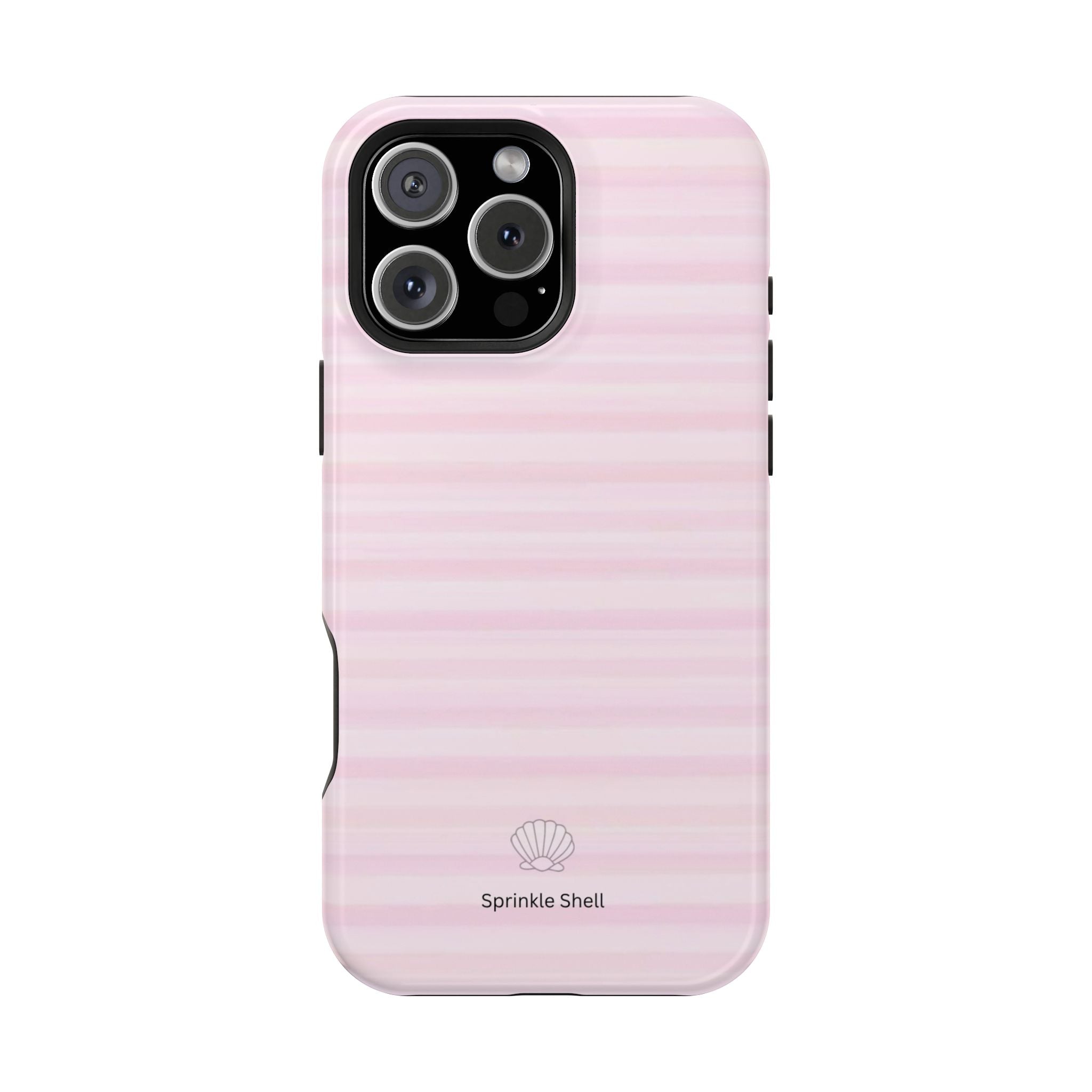 MagSafe pink stripes case