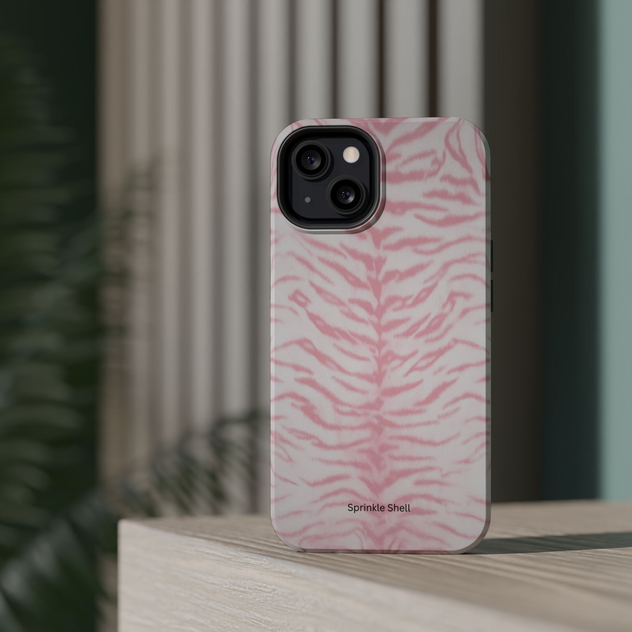 MagSafe Pink Zebra Print Iphone Case