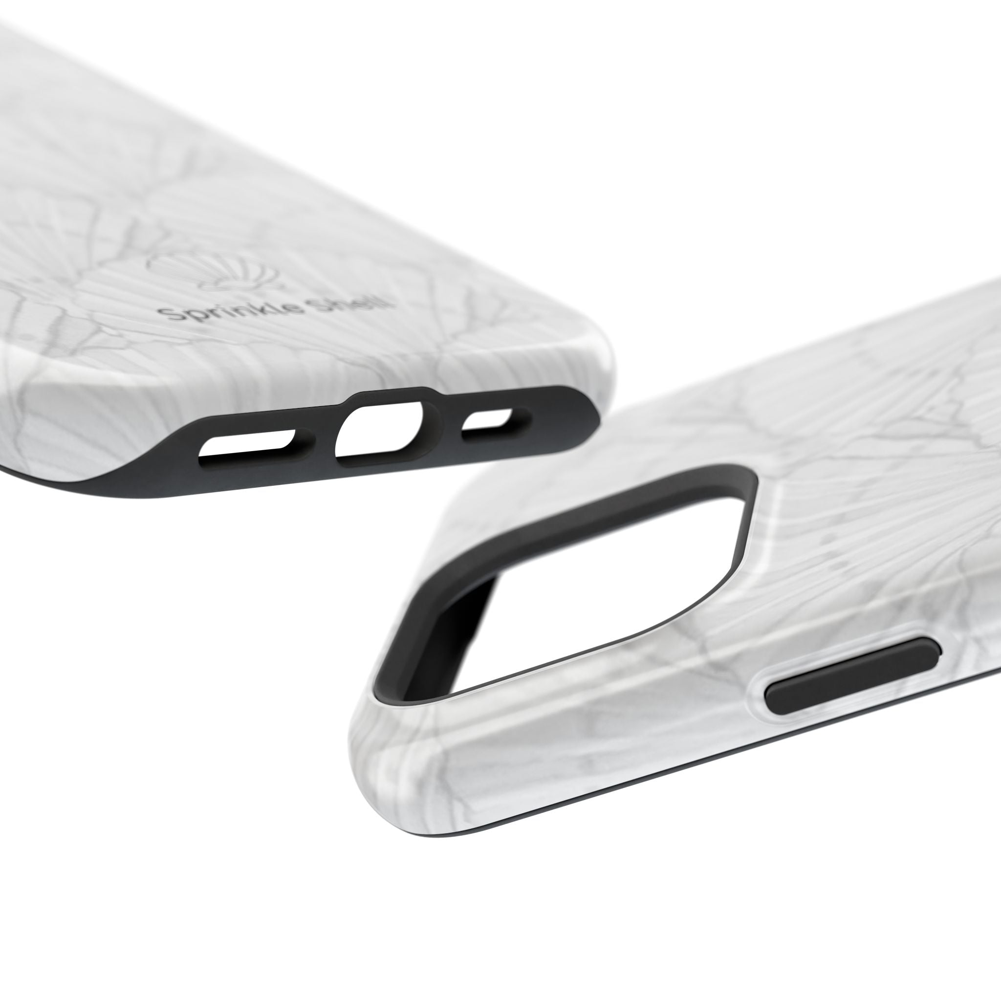Shell-Pattern Magnetic Impact Phone Case — Protective Modular iPhone Cover