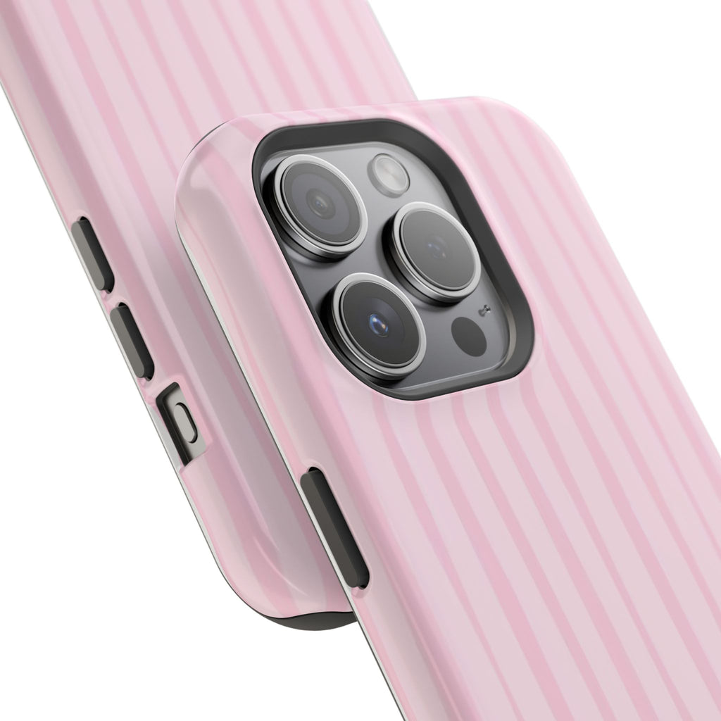 MagSafe pink uneven lines case