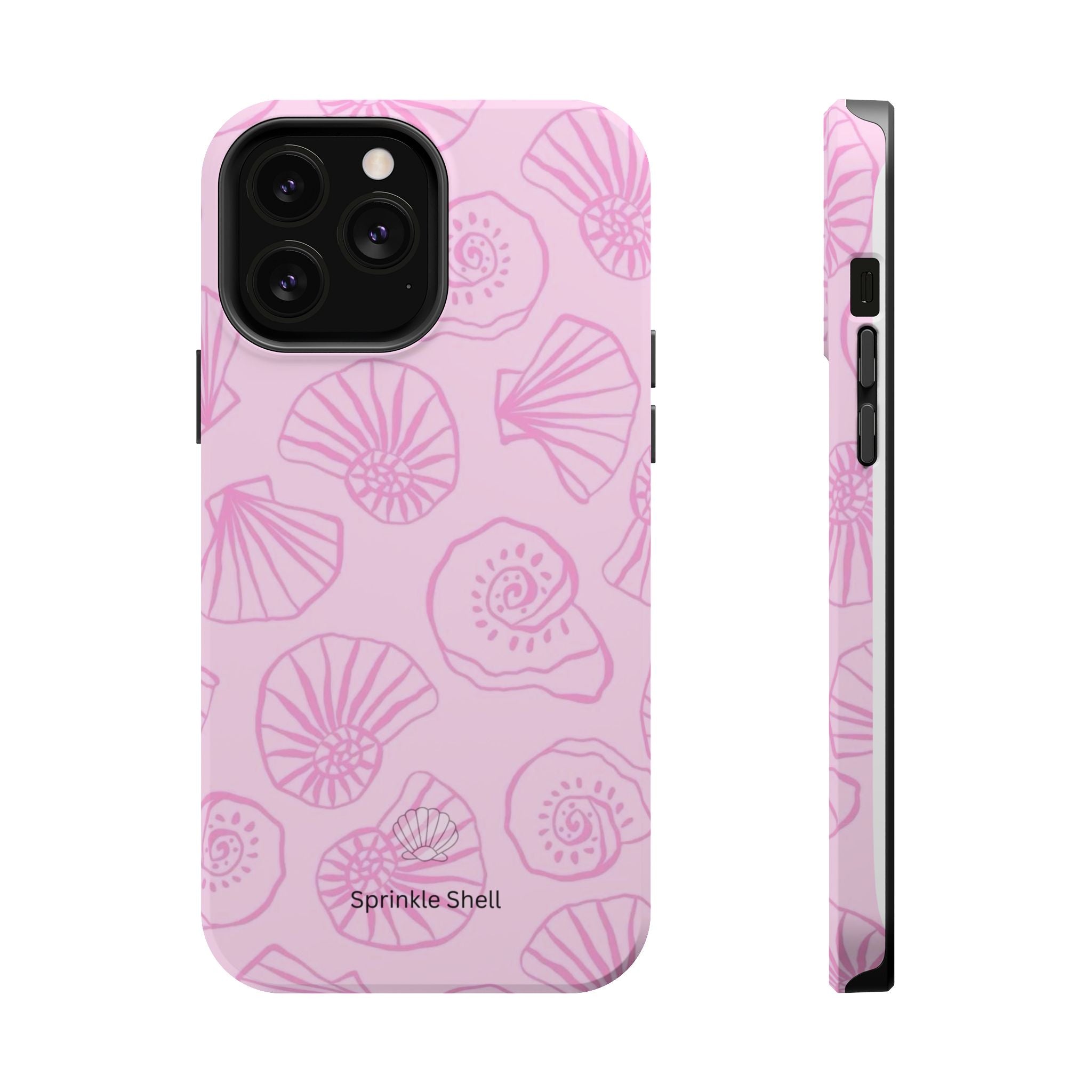 MagSafe pink shells case