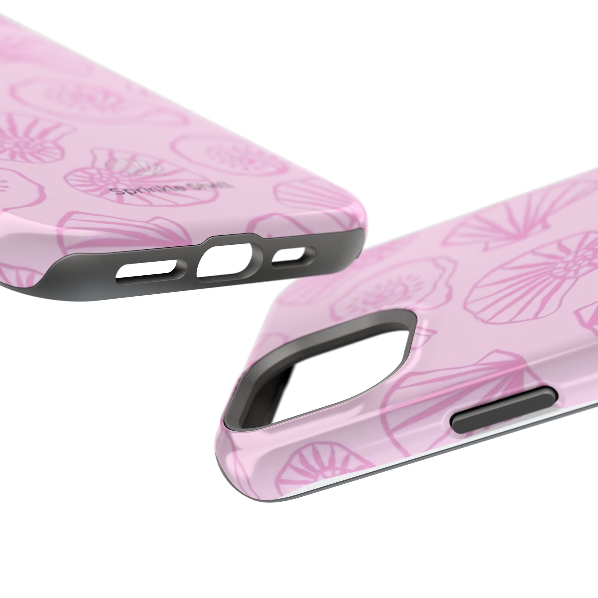 MagSafe pink shells case