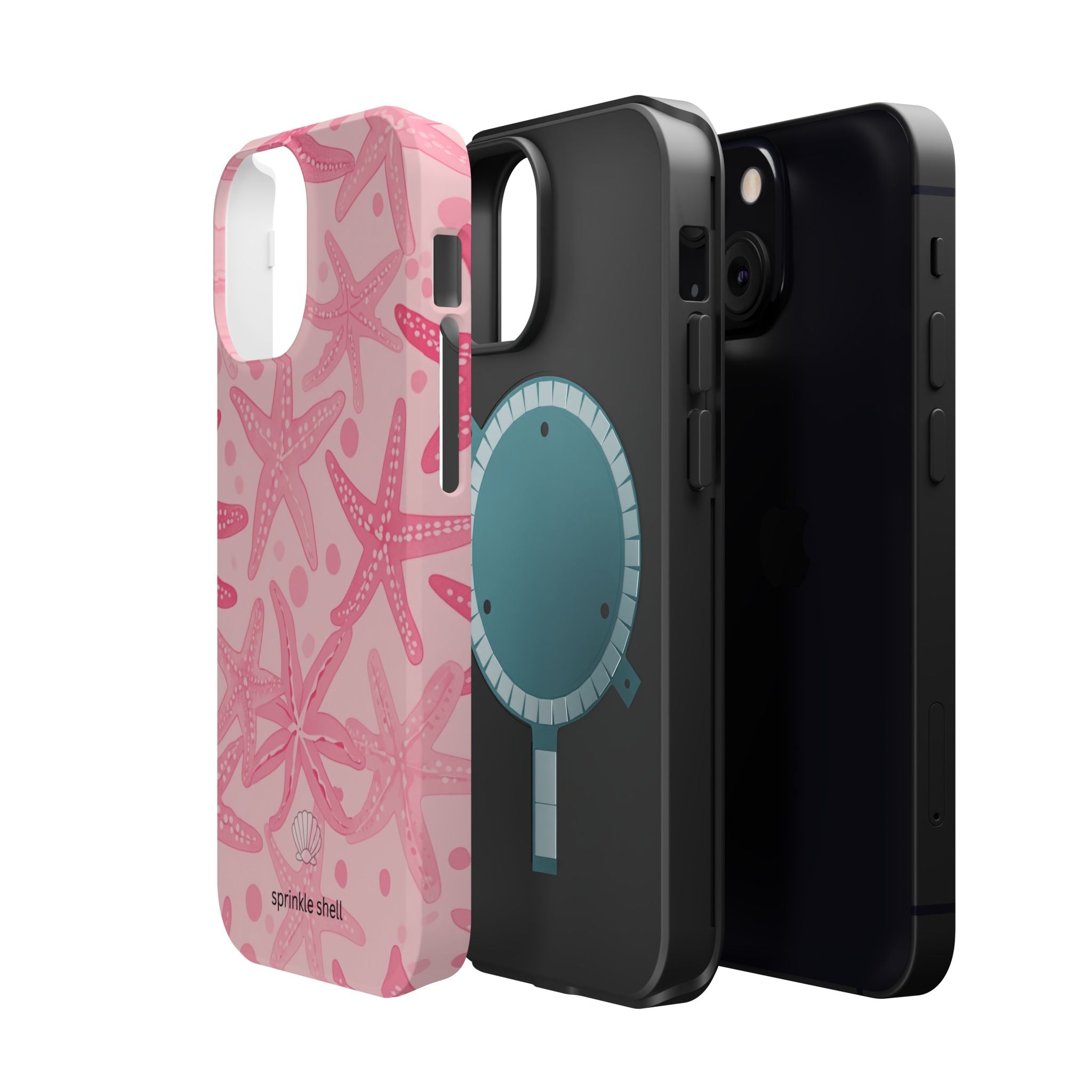 MagSafe Pink Starfish Iphone Case
