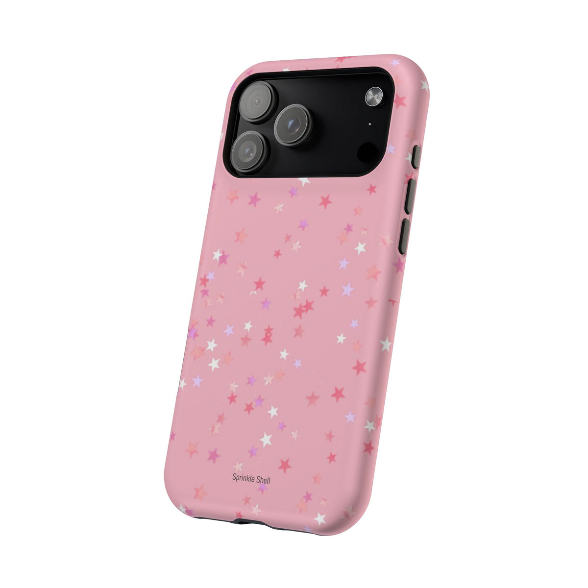 MagSafe pink multicolor stars case